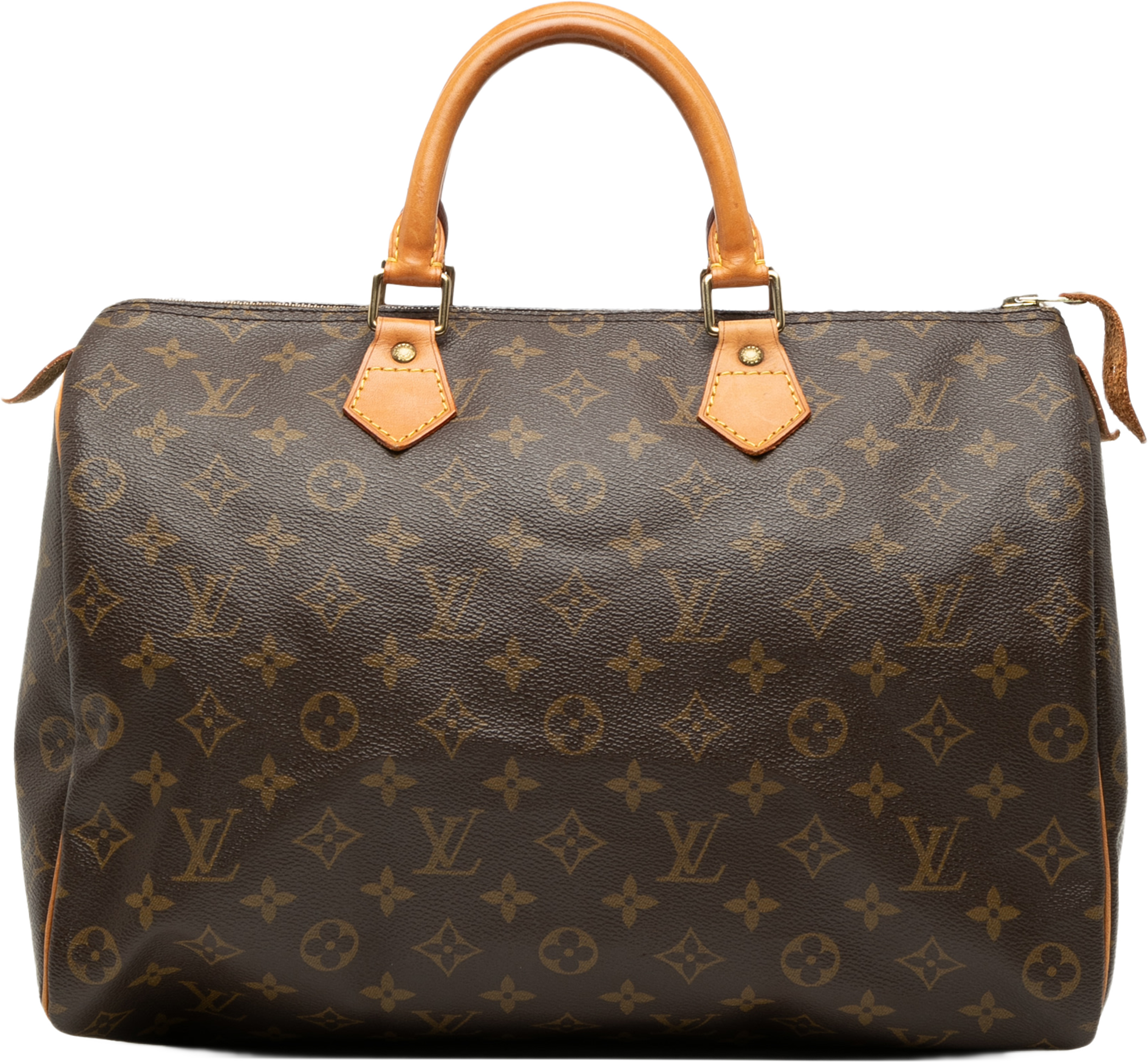 Louis Vuitton Monogram Speedy 35, från Luxclusif, i färgen brown. Klicka för att öppna bilden i stort format
