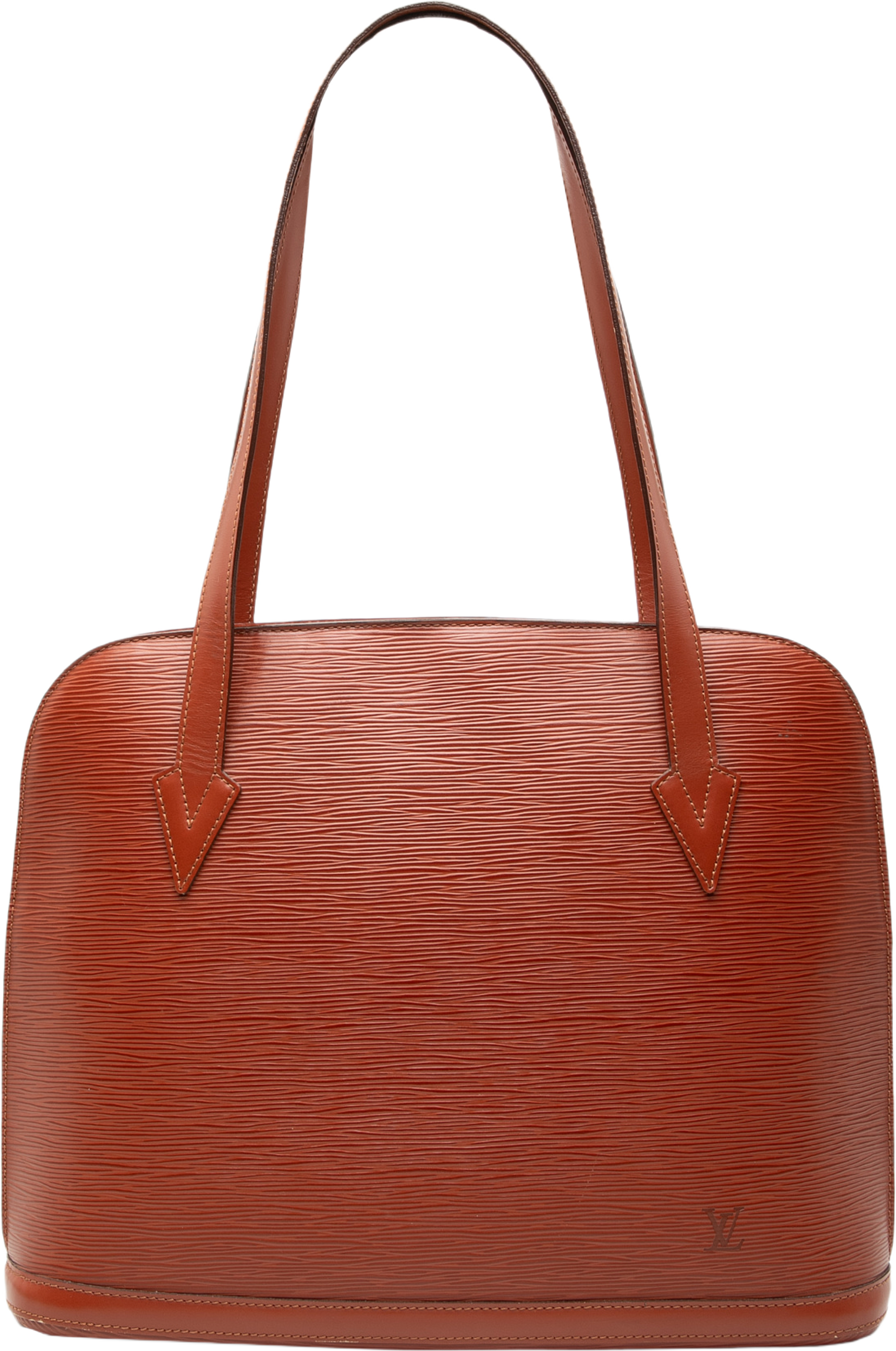 Louis Vuitton Epi Lussac, från Luxclusif, i färgen brown. Klicka för att öppna bilden i stort format