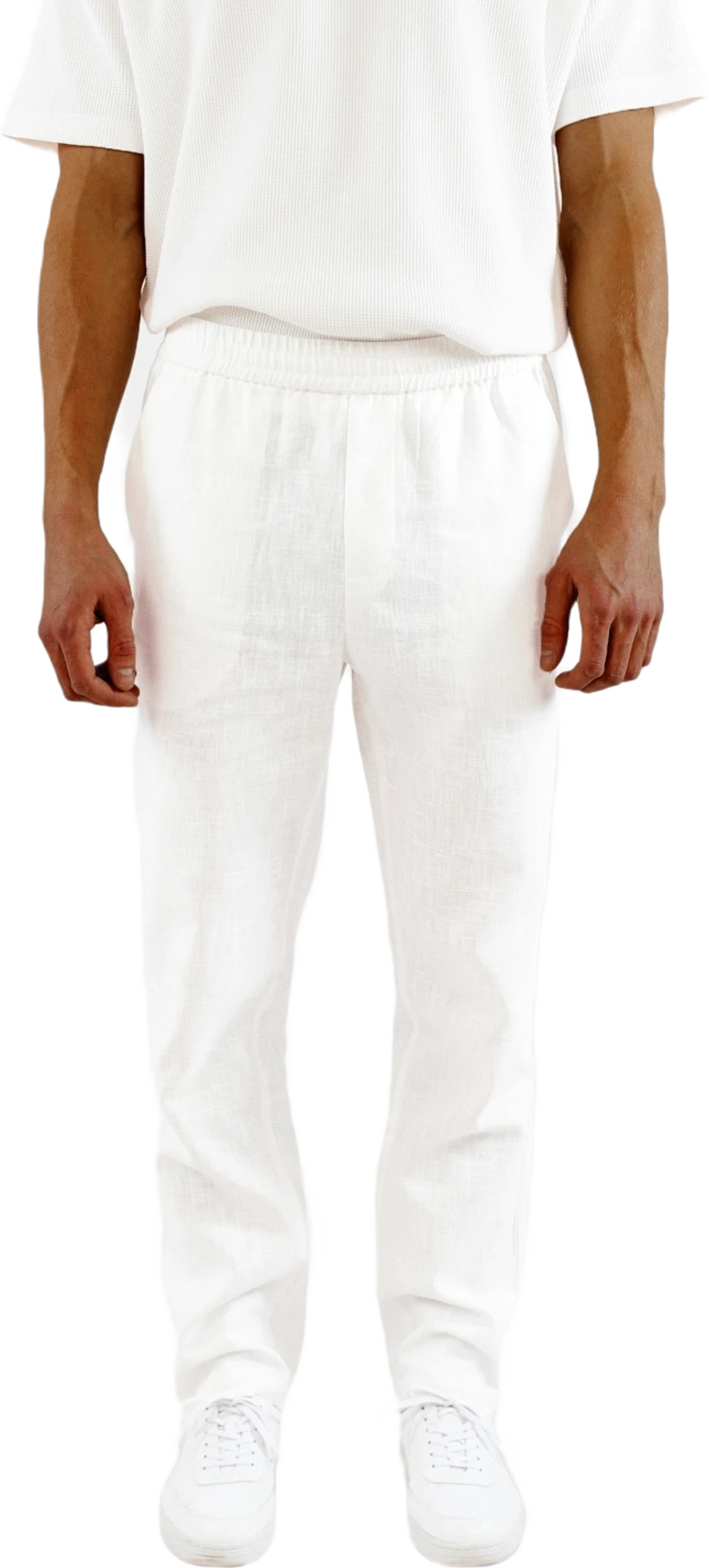 Harlow Linen Trousers - White