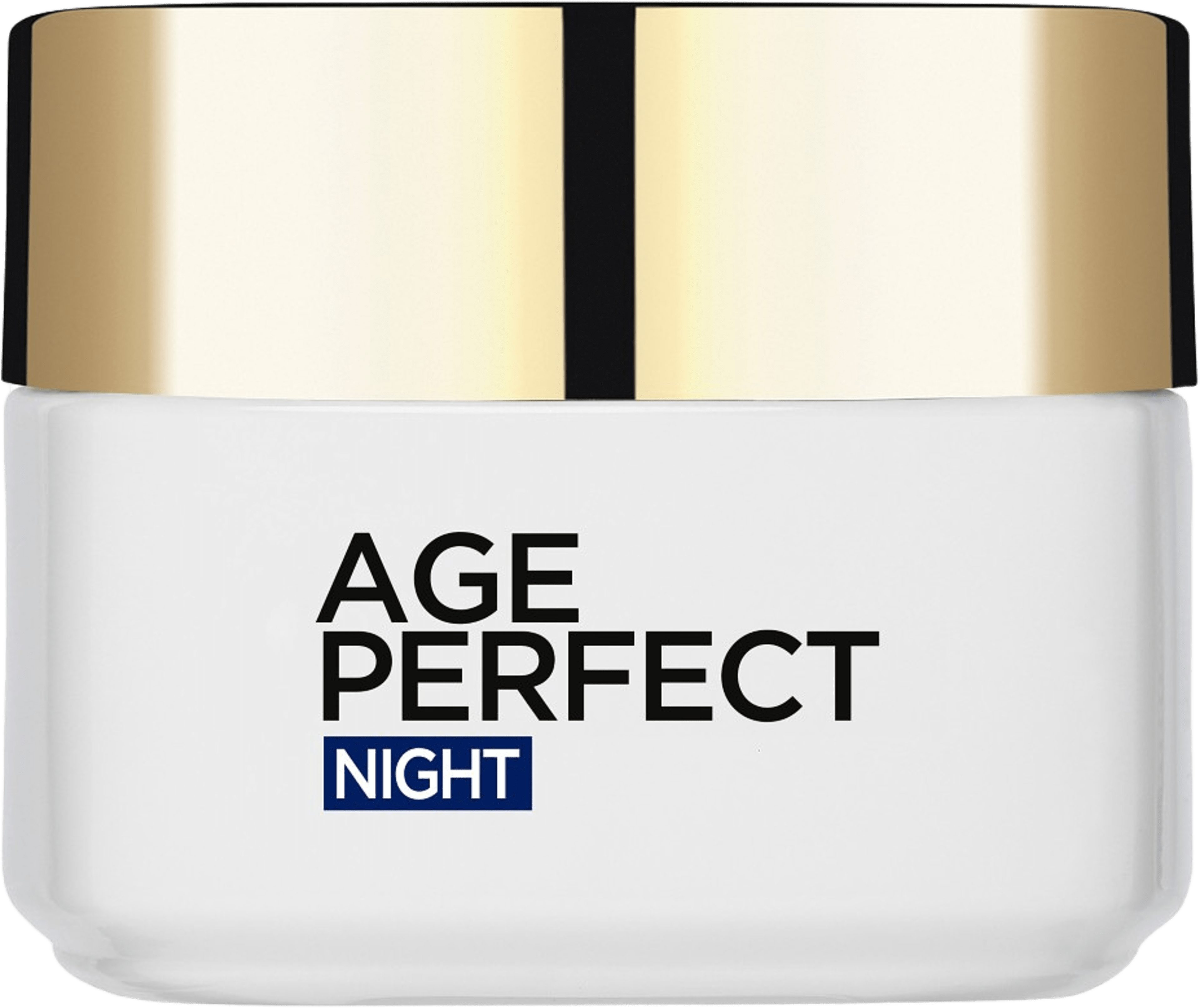 Age Perfect Moisturising Night Care Anti-Sagging + Anti-Pigmentation, från L'Oréal Paris. Klicka för att öppna bilden i stort format