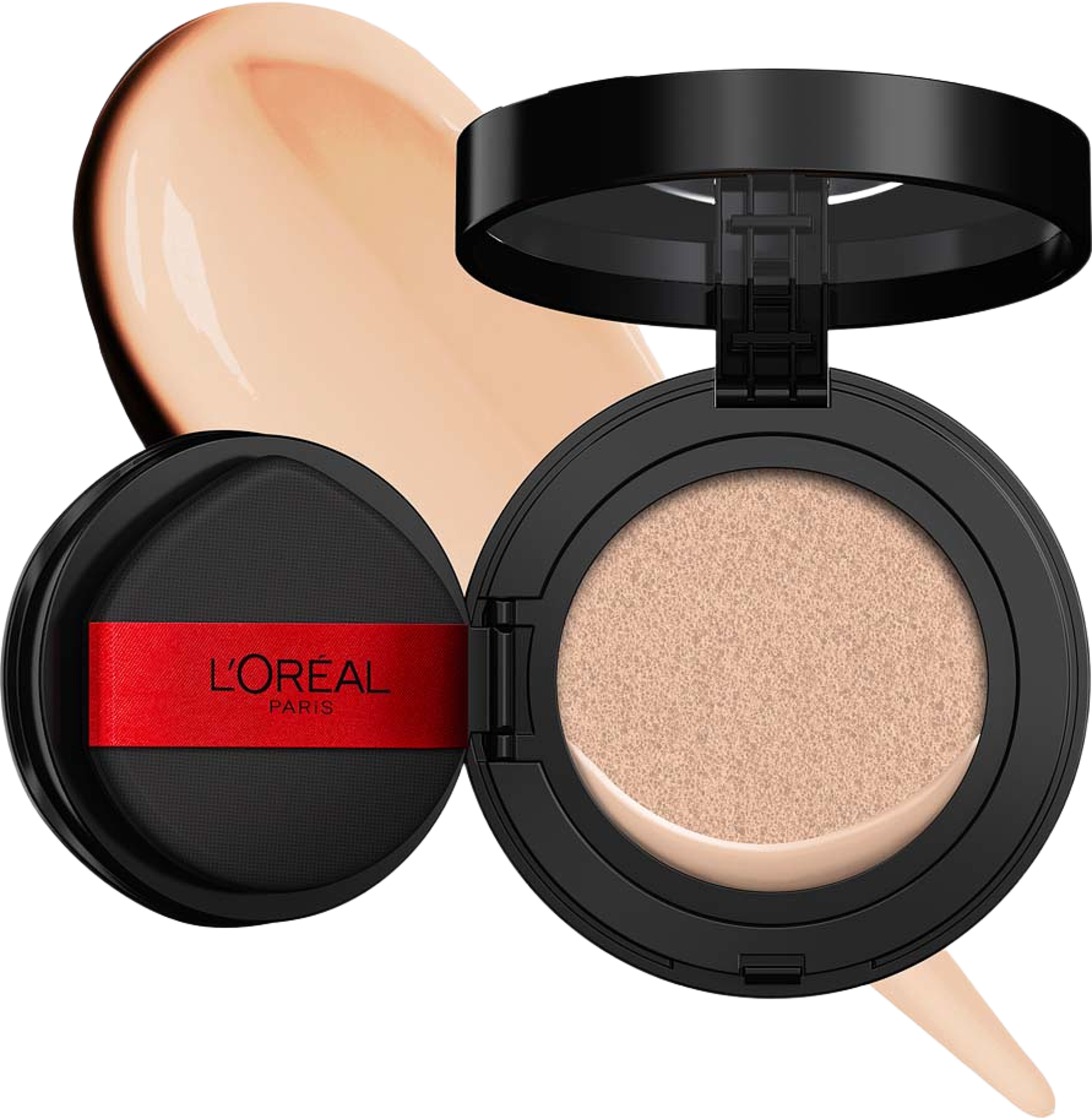 Infaillible Cushion Foundation, från L'Oréal Paris, i färgen 127. Klicka för att öppna bilden i stort format
