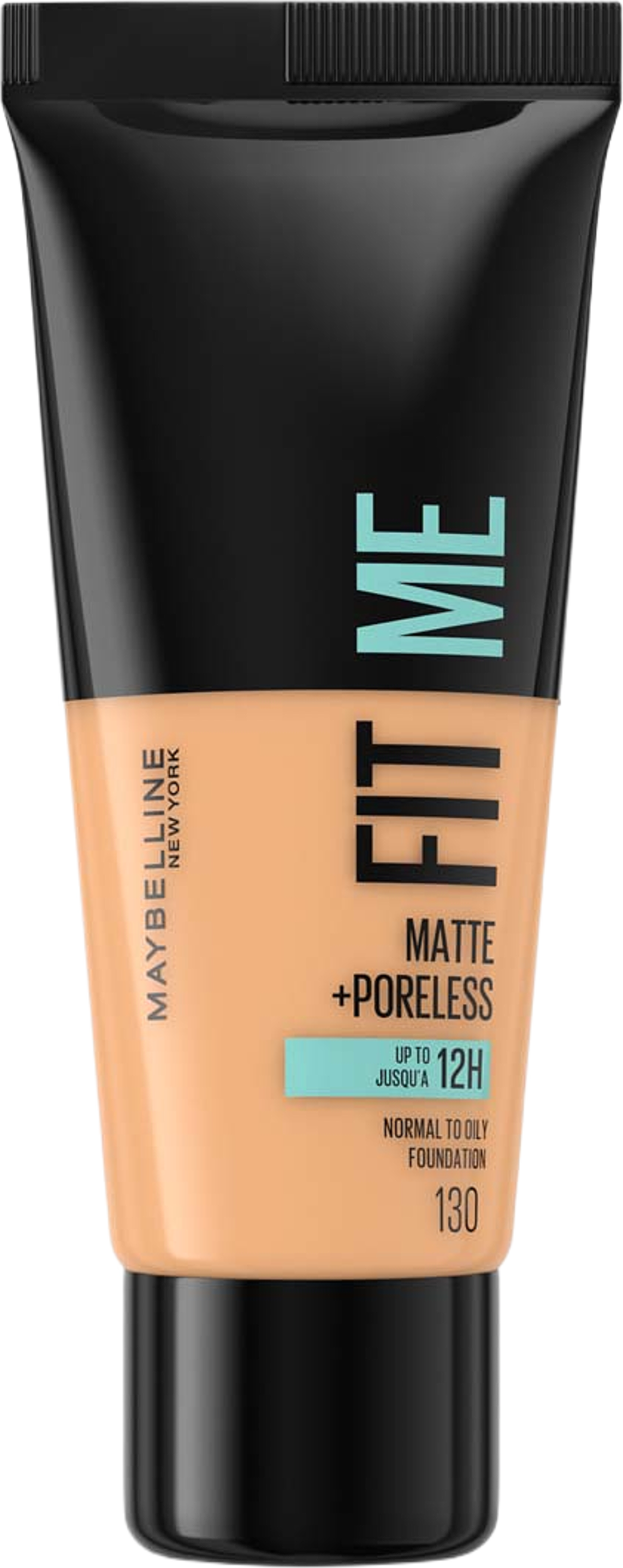 Fit Me Matte + Poreless Foundation, från Maybelline, i färgen 130 Buff Beige. Klicka för att öppna bilden i stort format