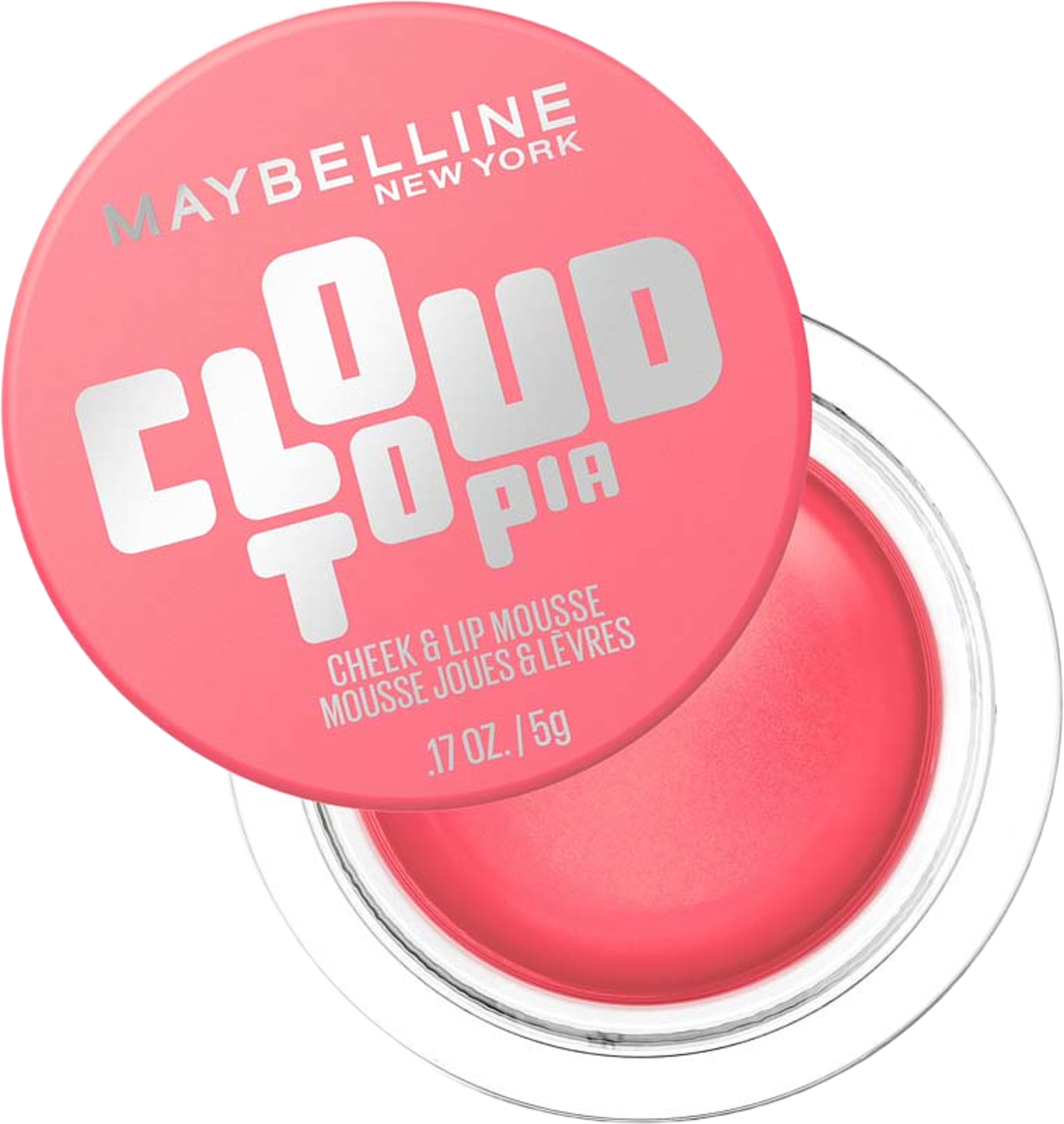 Cloudtopia Cheek & Lip Mousse, från Maybelline, i färgen Moonlit Rose. Klicka för att öppna bilden i stort format