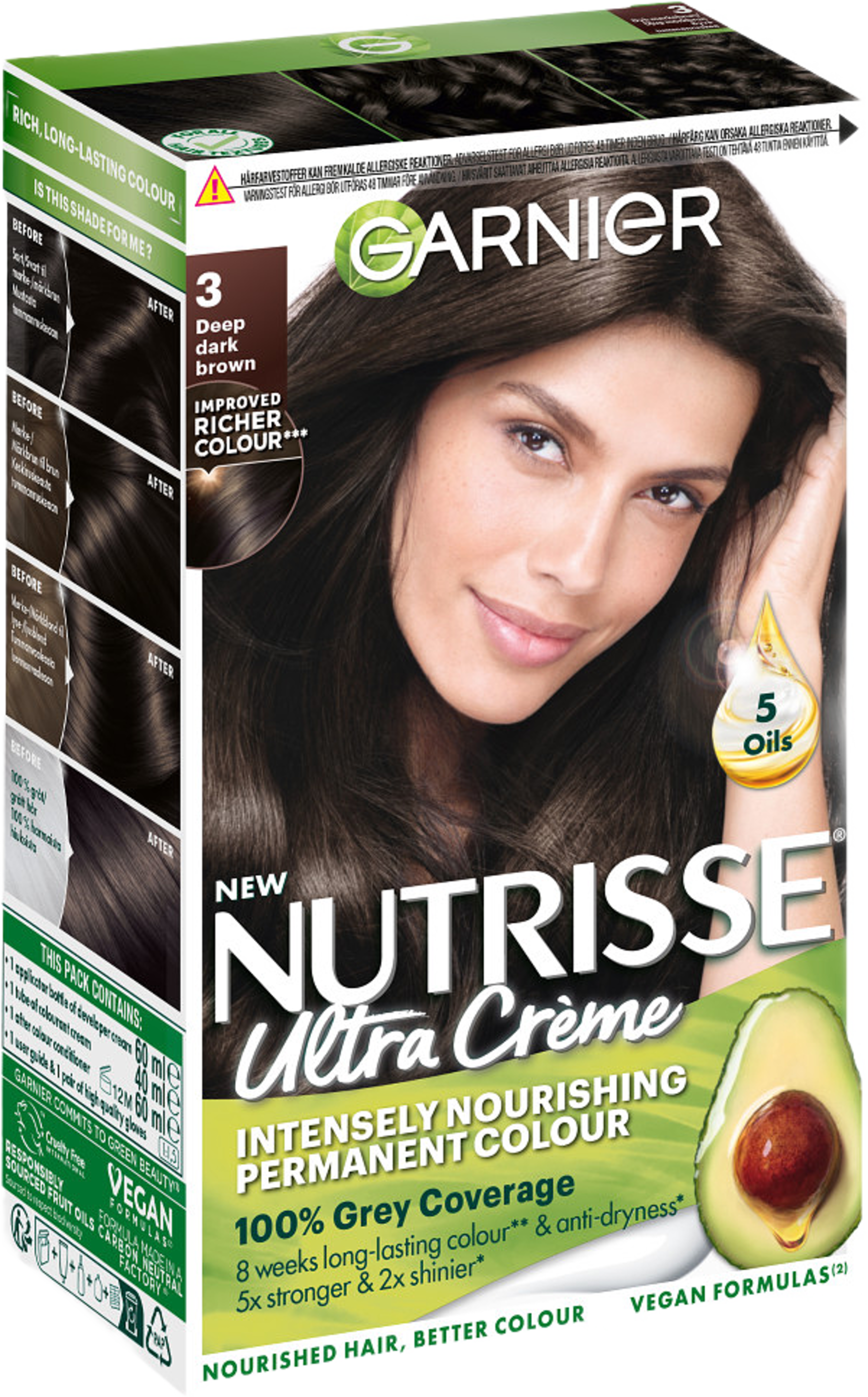 Nutrisse Permanent Nourishing Hair Color Nivå 3