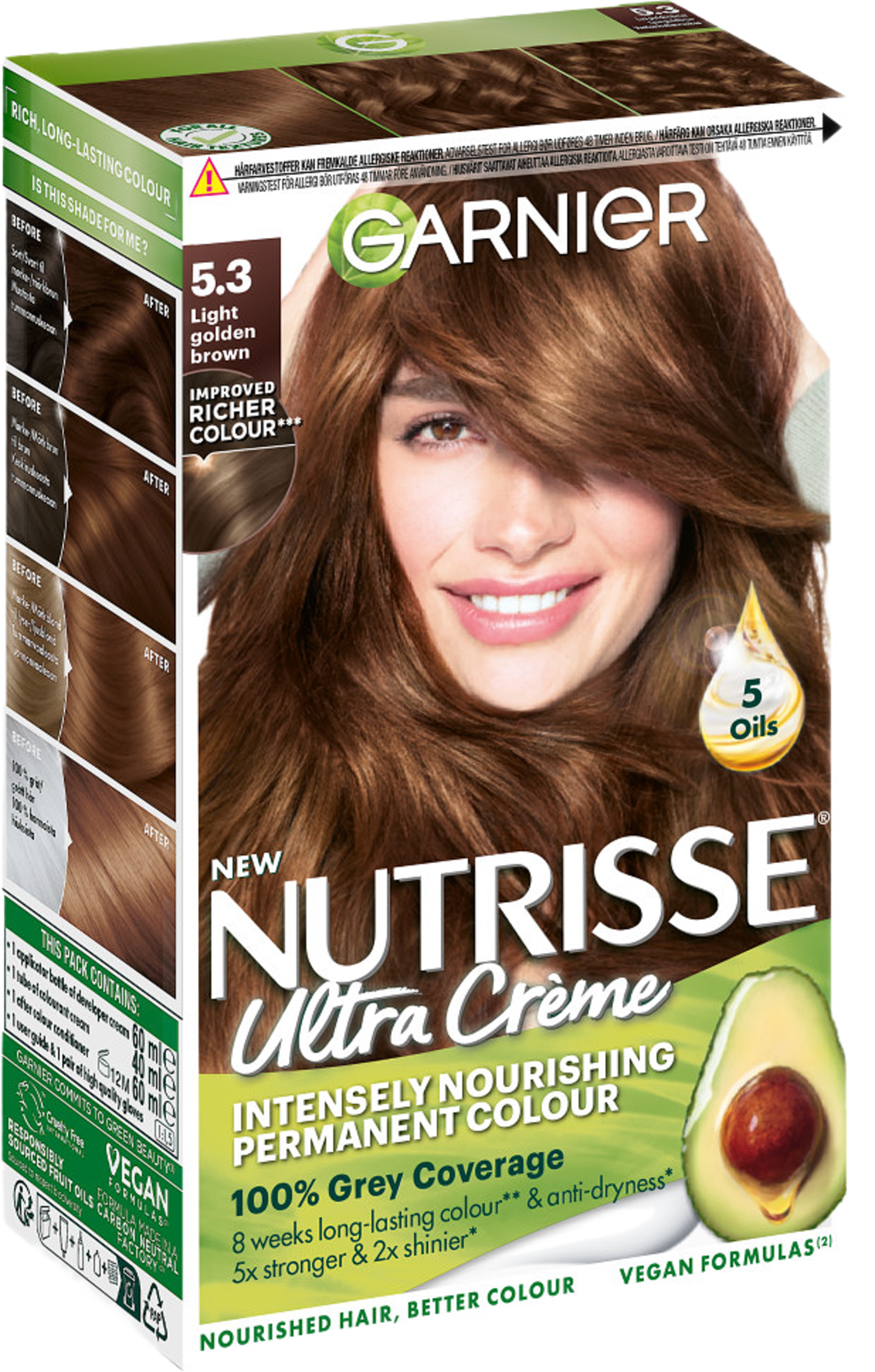 Nutrisse Permanent Nourishing Hair Color Nivå 3