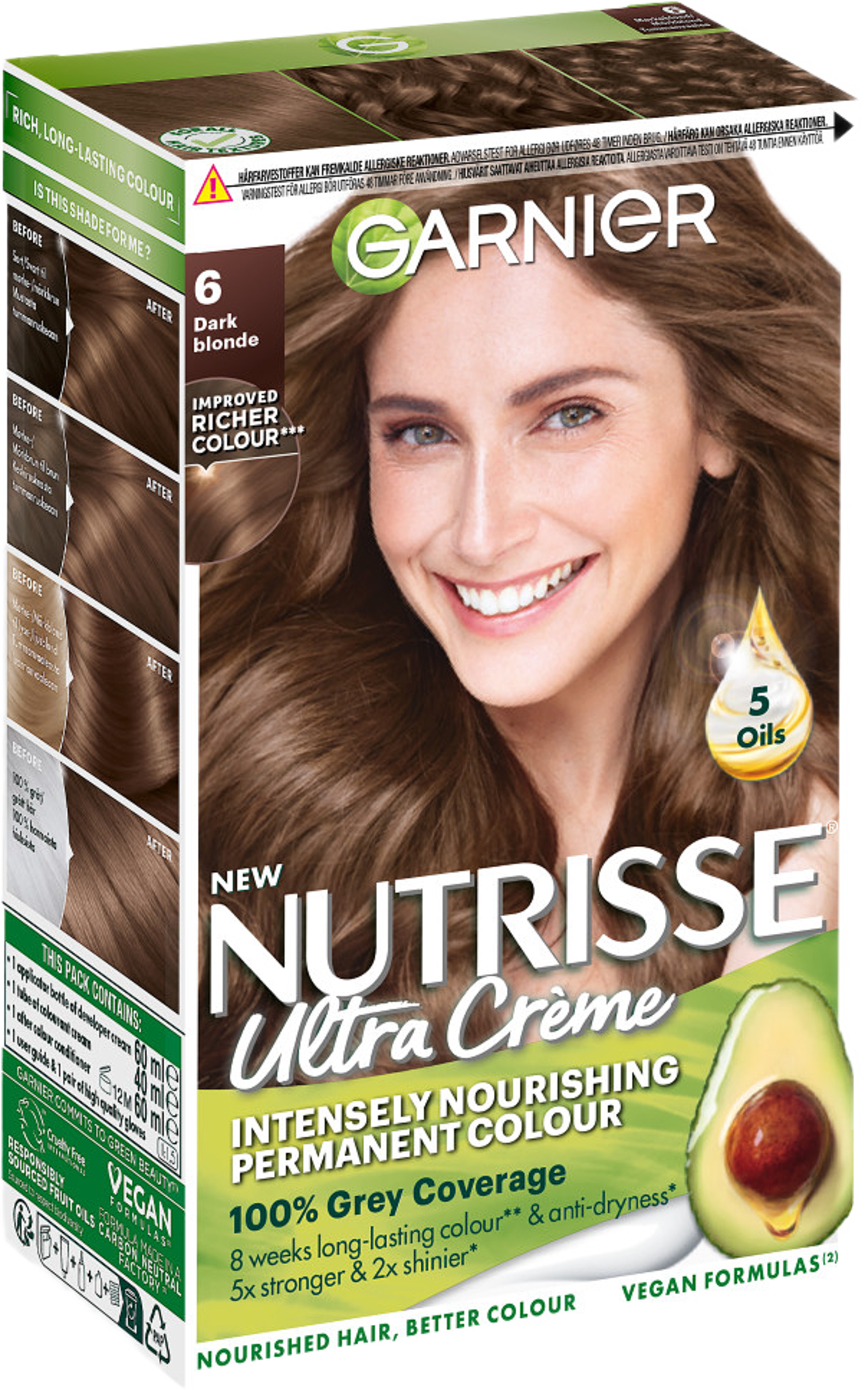 Nutrisse Permanent Nourishing Hair Color Nivå 3