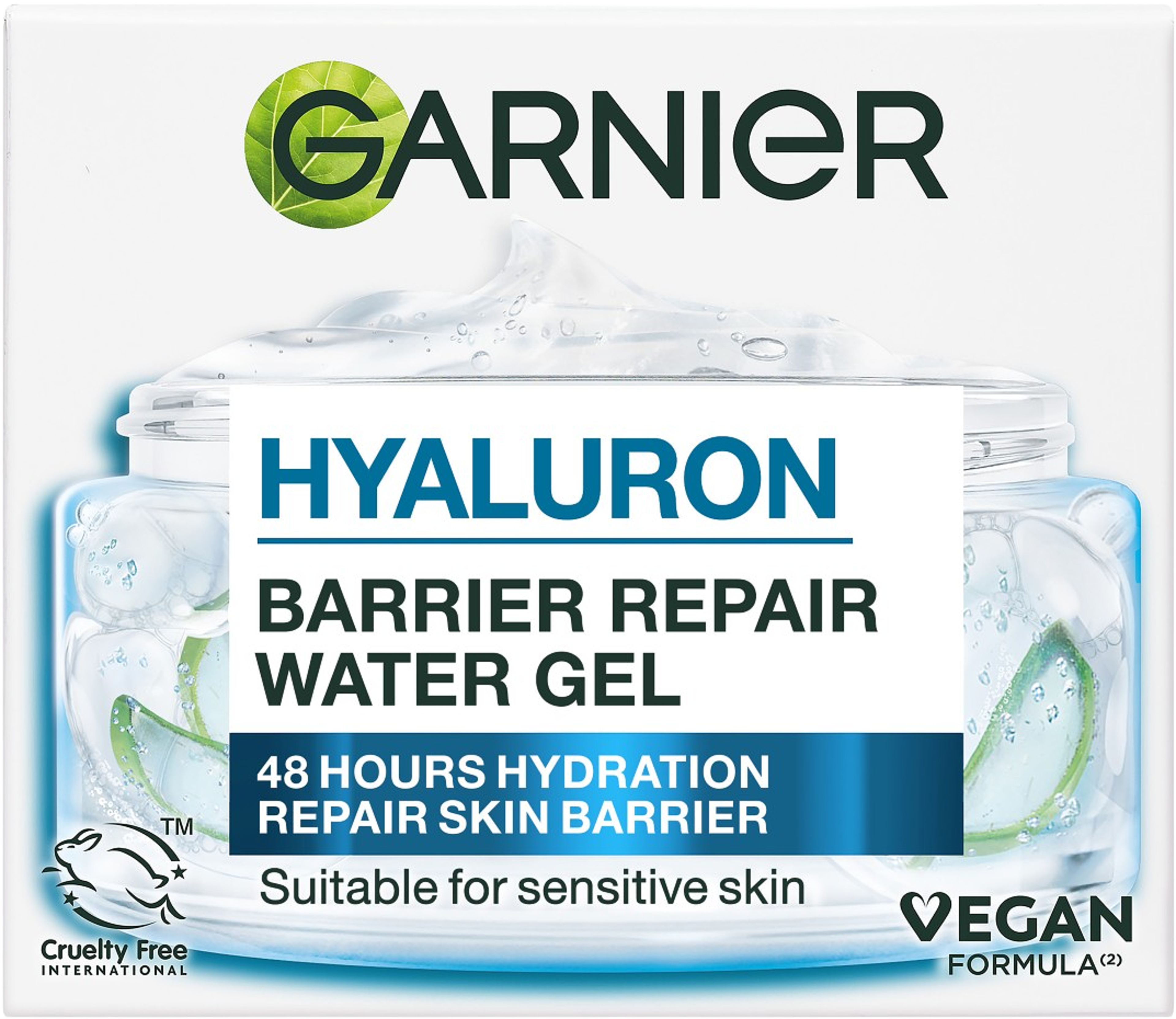 Hyaluronic Aloe Jelly Cream, från Garnier. Klicka för att öppna bilden i stort format