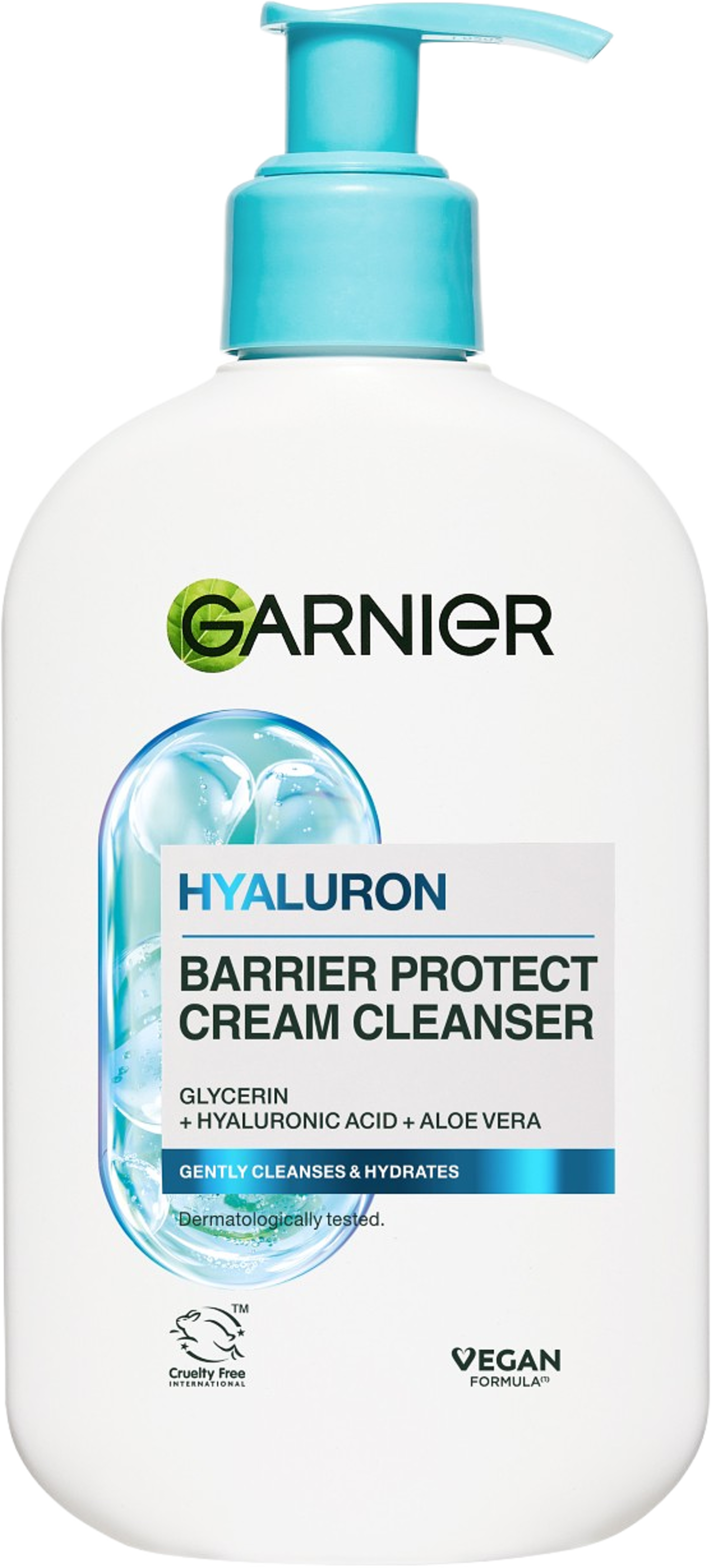 Skin Active Hyaluronic Aloe Gentle Cleanser, från Garnier. Klicka för att öppna bilden i stort format