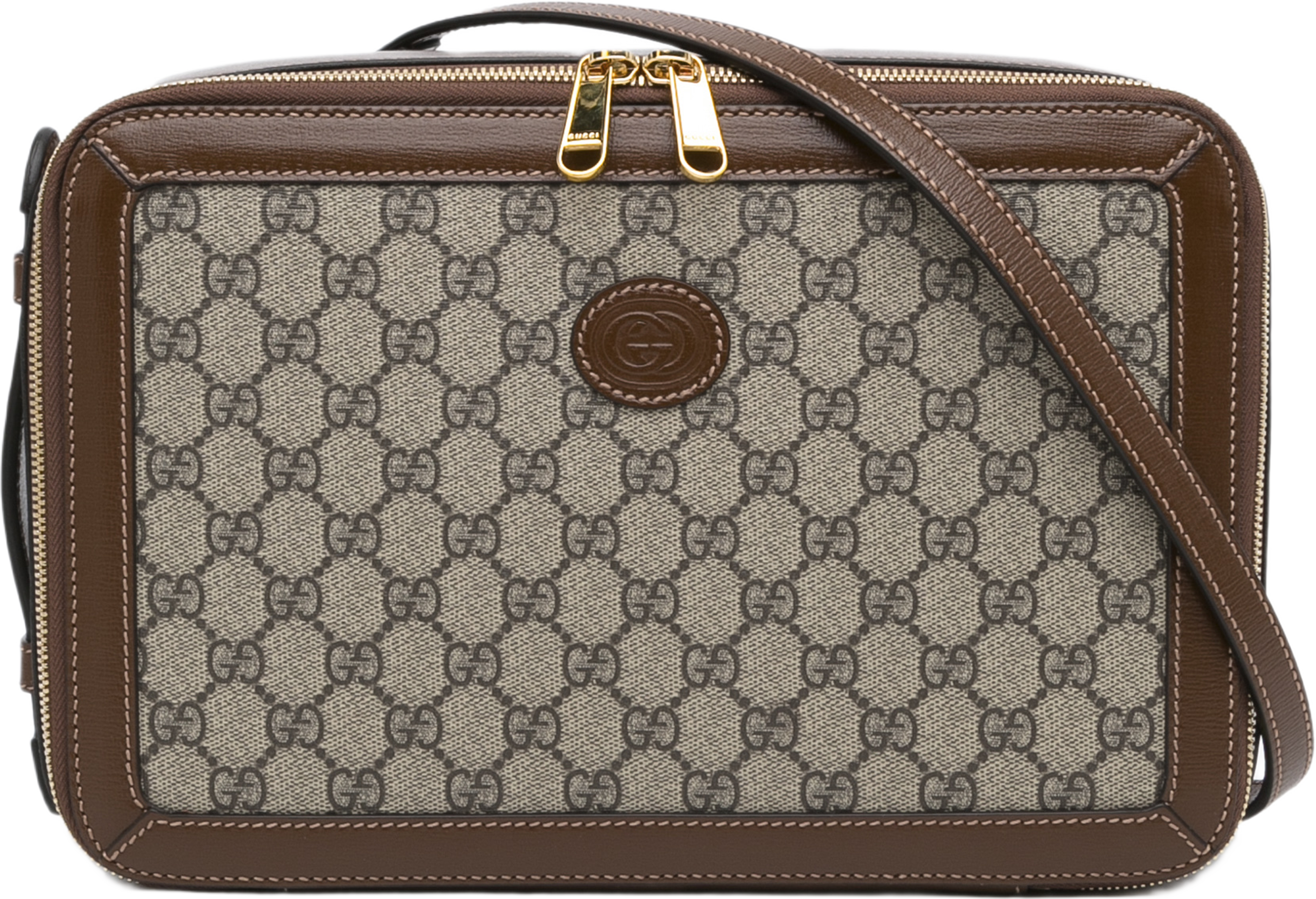 Gucci Gg Supreme Azalea Box Bag, från Luxclusif, i färgen beige. Klicka för att öppna bilden i stort format