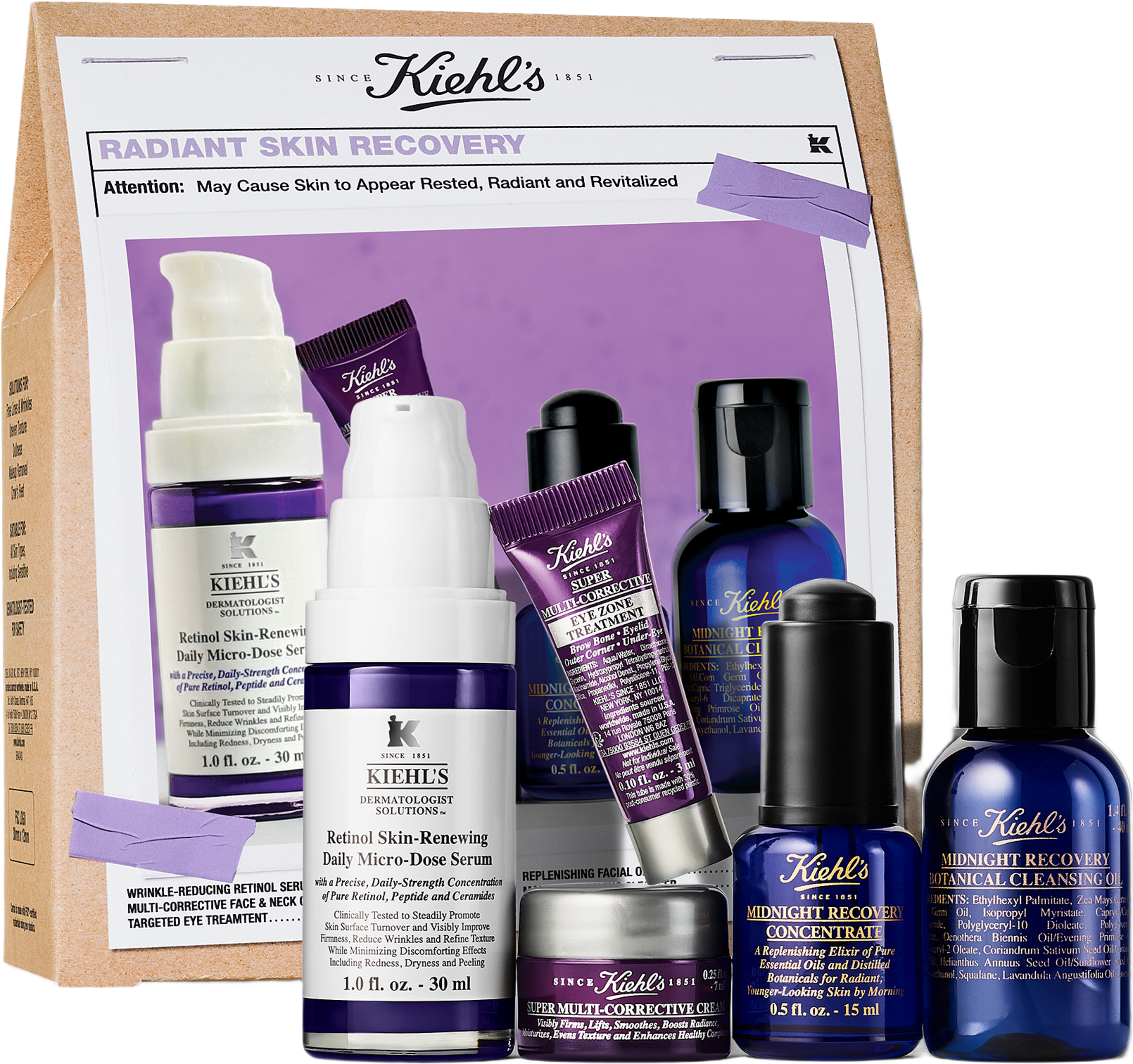 Radiant Skin Recovery Skincare Set