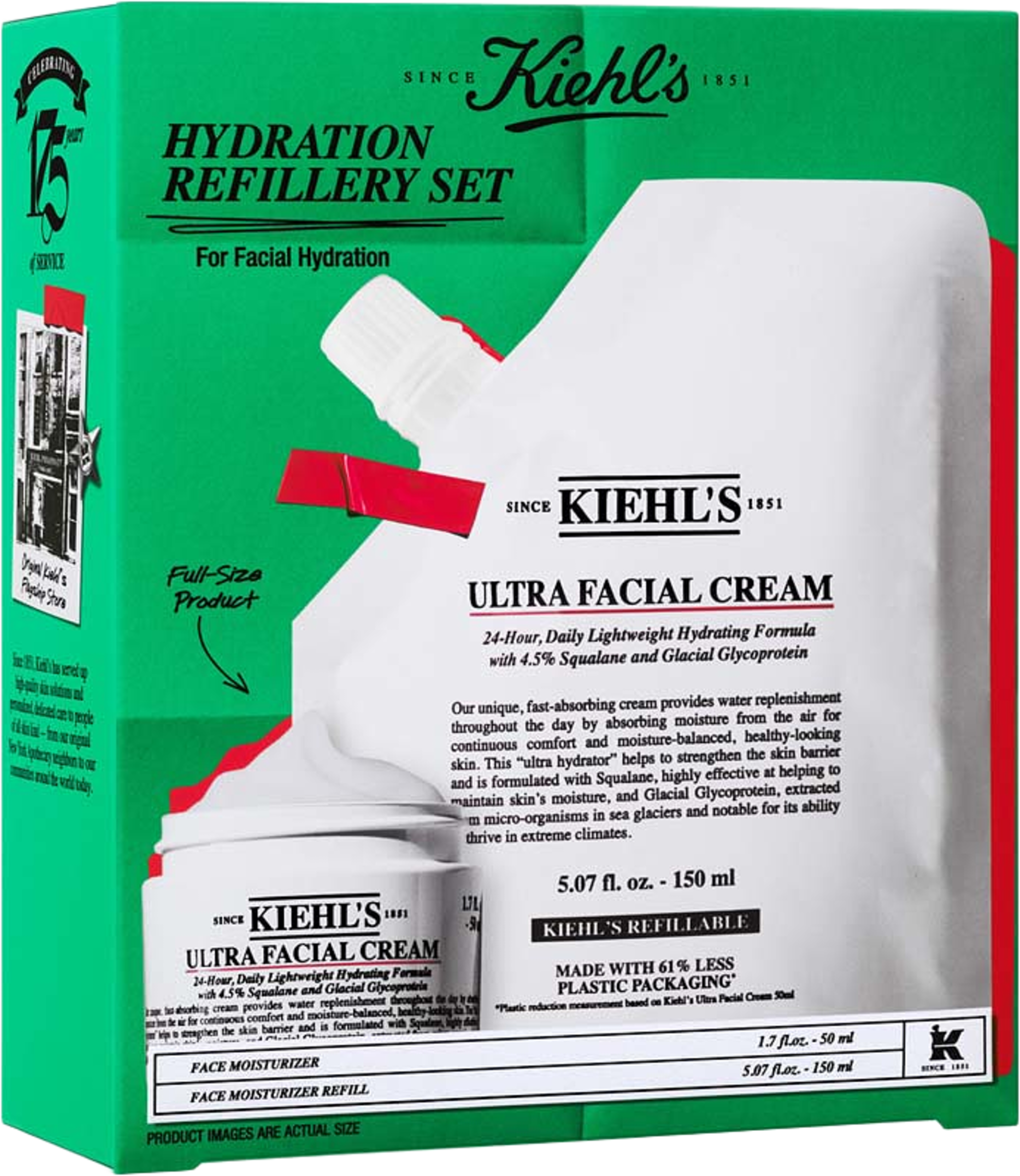 Hydration Refillery Set 2026, från Kiehls. Klicka för att öppna bilden i stort format