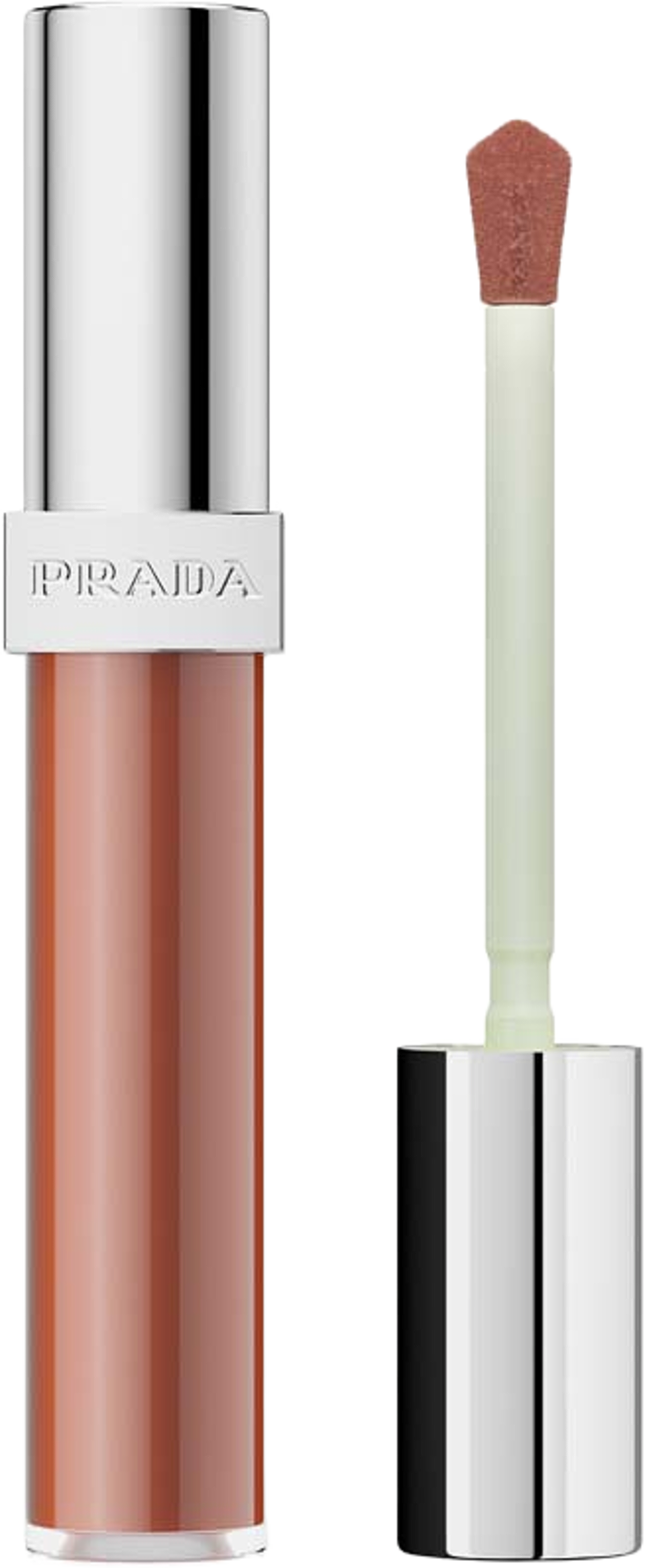 Reflection Glossy Liquid Balm, från Prada, i färgen B210 Brown Script. Klicka för att öppna bilden i stort format