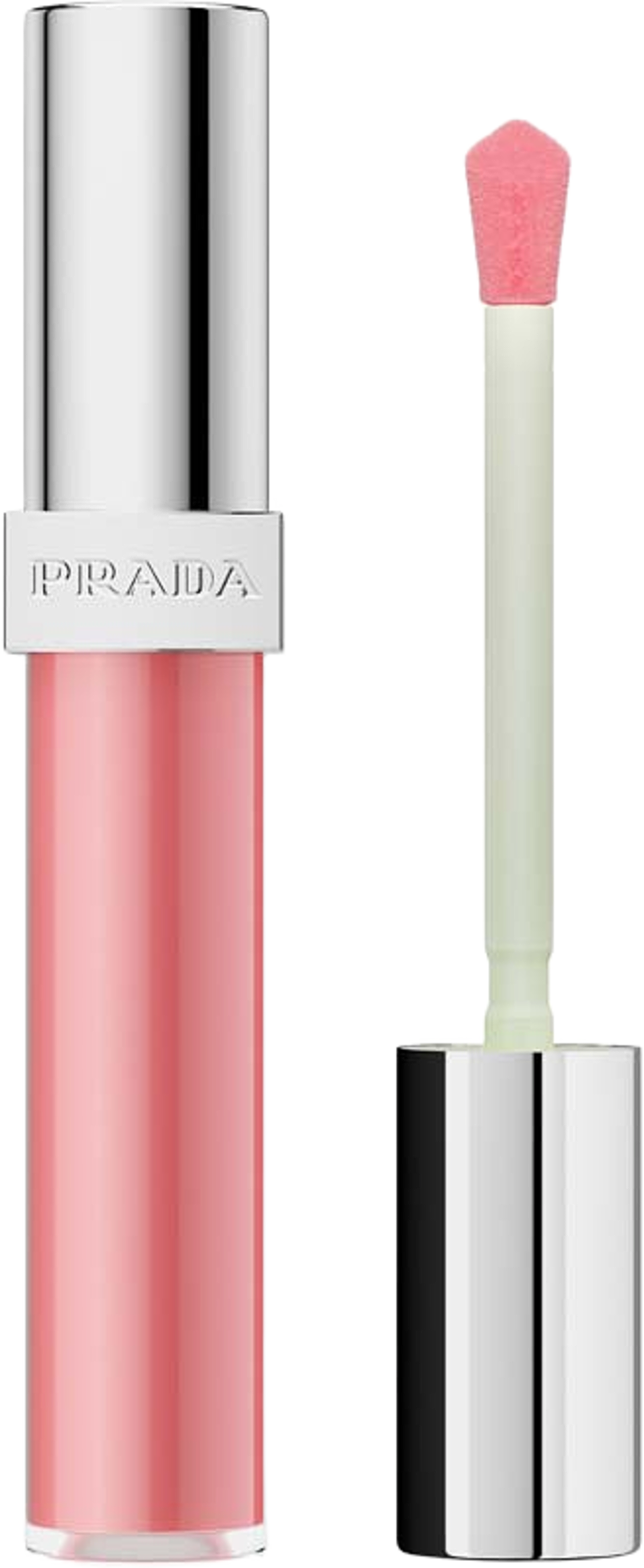 Reflection Glossy Liquid Balm, från Prada, i färgen P255 Virtual Pink. Klicka för att öppna bilden i stort format