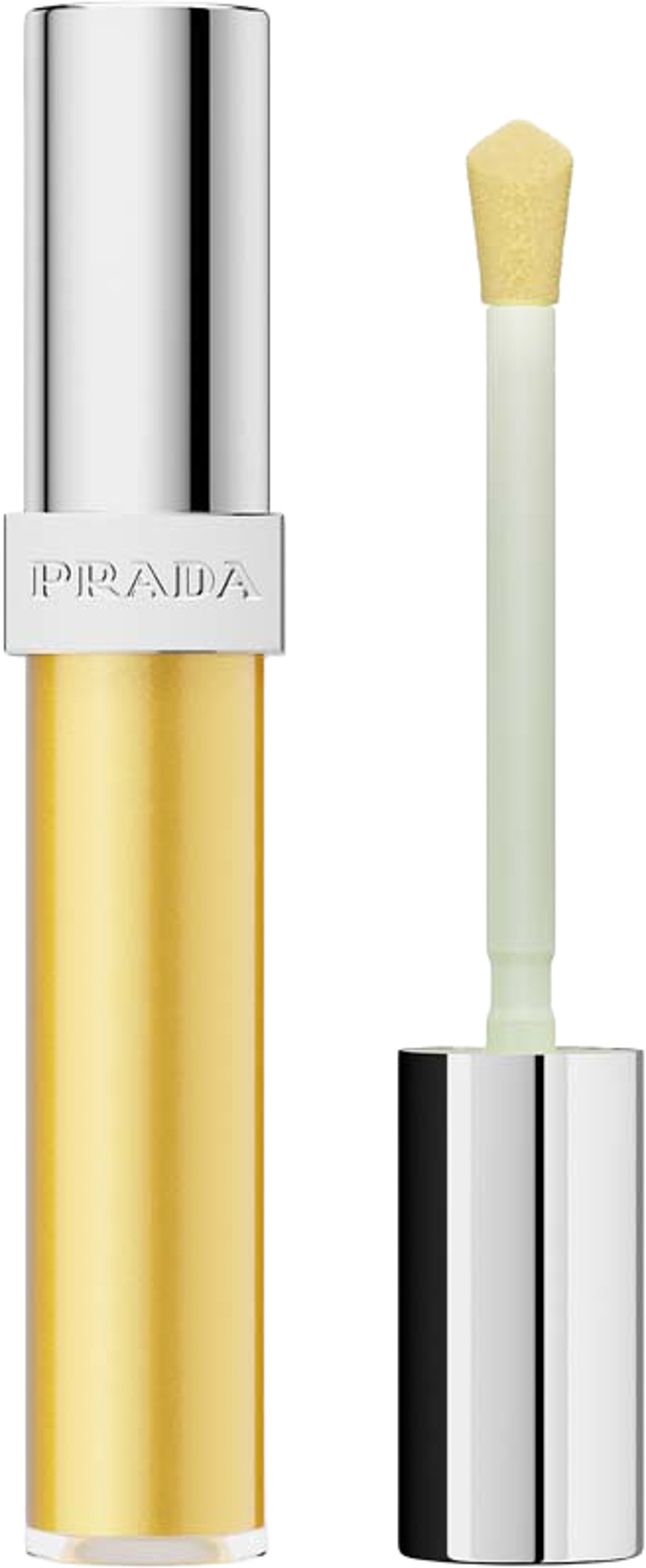 Reflection Glossy Liquid Balm, från Prada, i färgen U002 Banana Yellow. Klicka för att öppna bilden i stort format