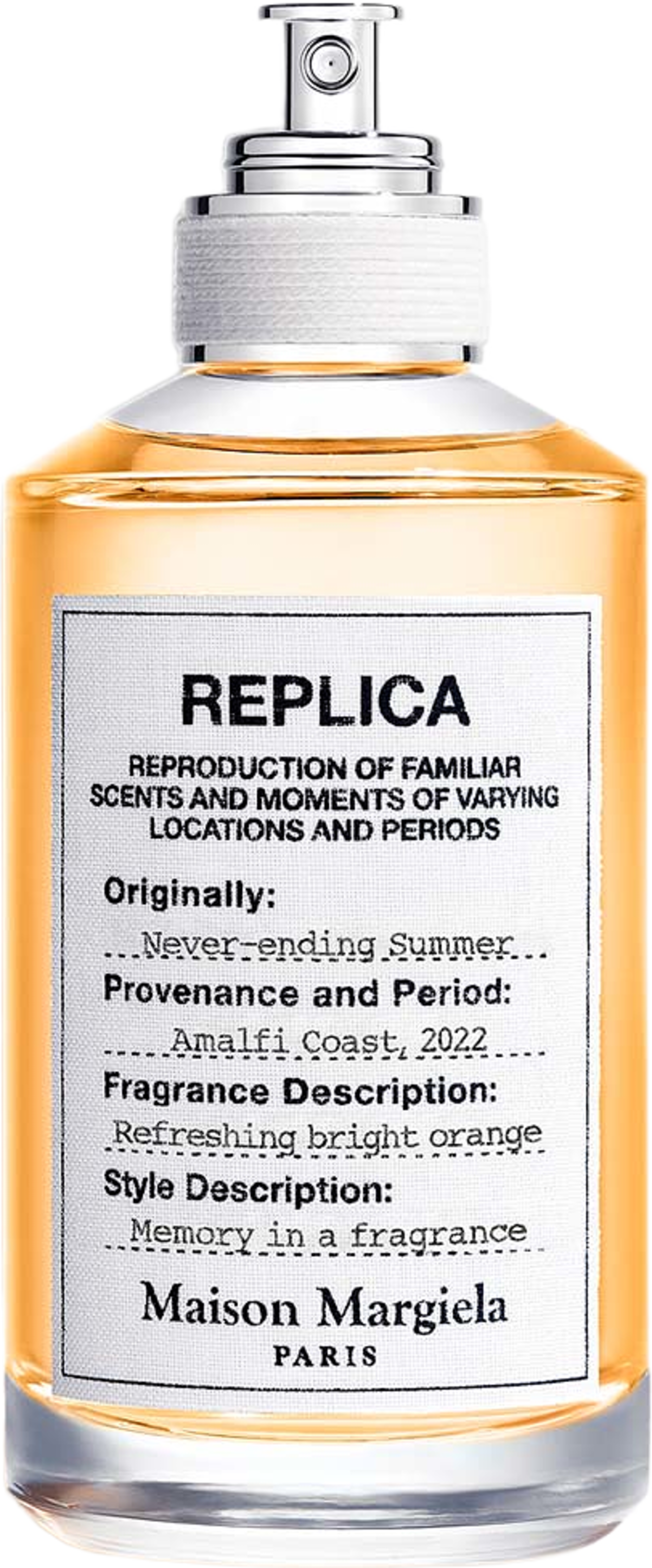 Never Ending Summer Eau de Toilette, från Maison Margiela. Klicka för att öppna bilden i stort format