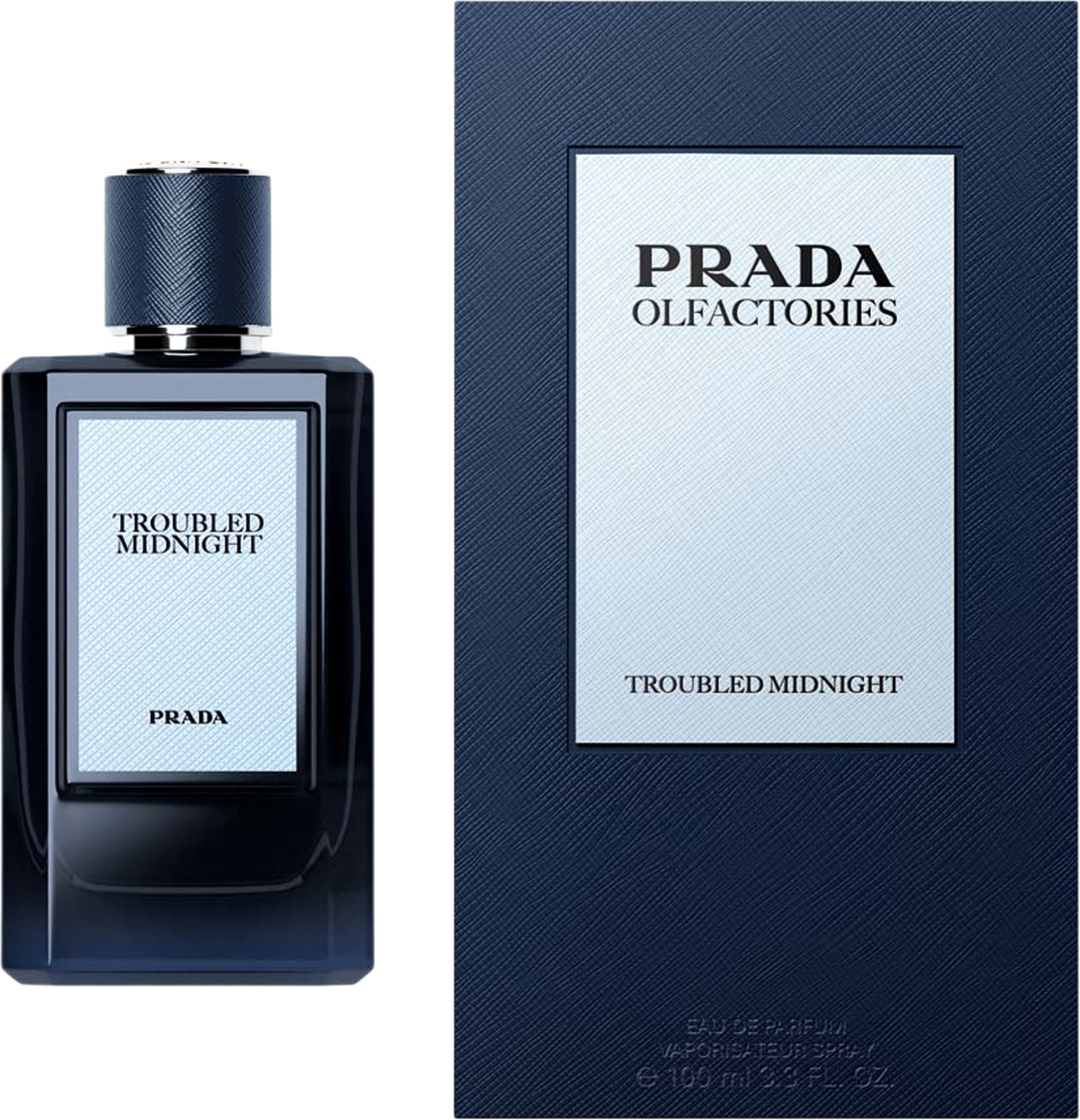 Troubled Midnight Eau de Parfum, från Prada. Klicka för att öppna bilden i stort format