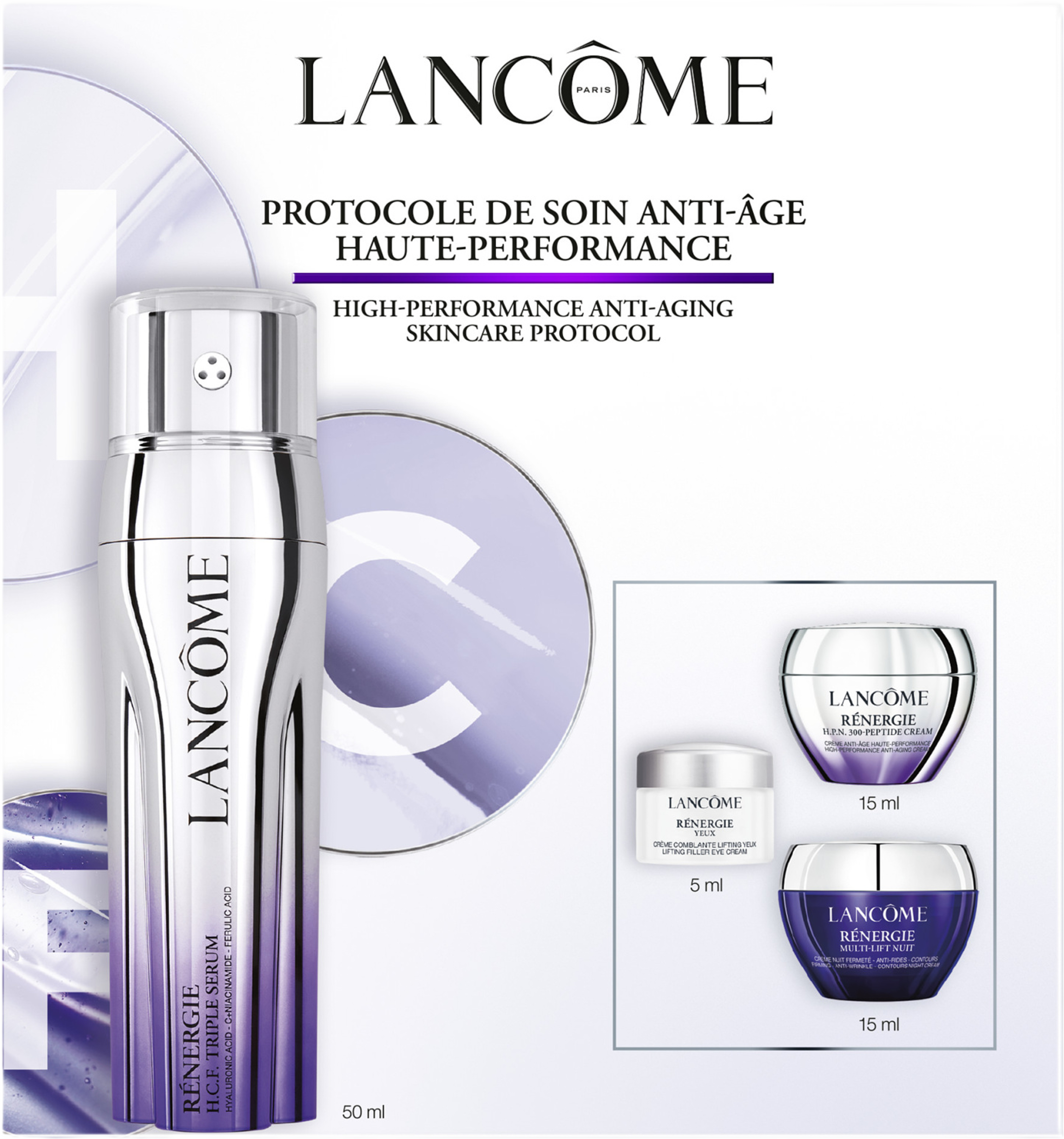 Rénergie H.C.F. Triple Serum Face Routine Set