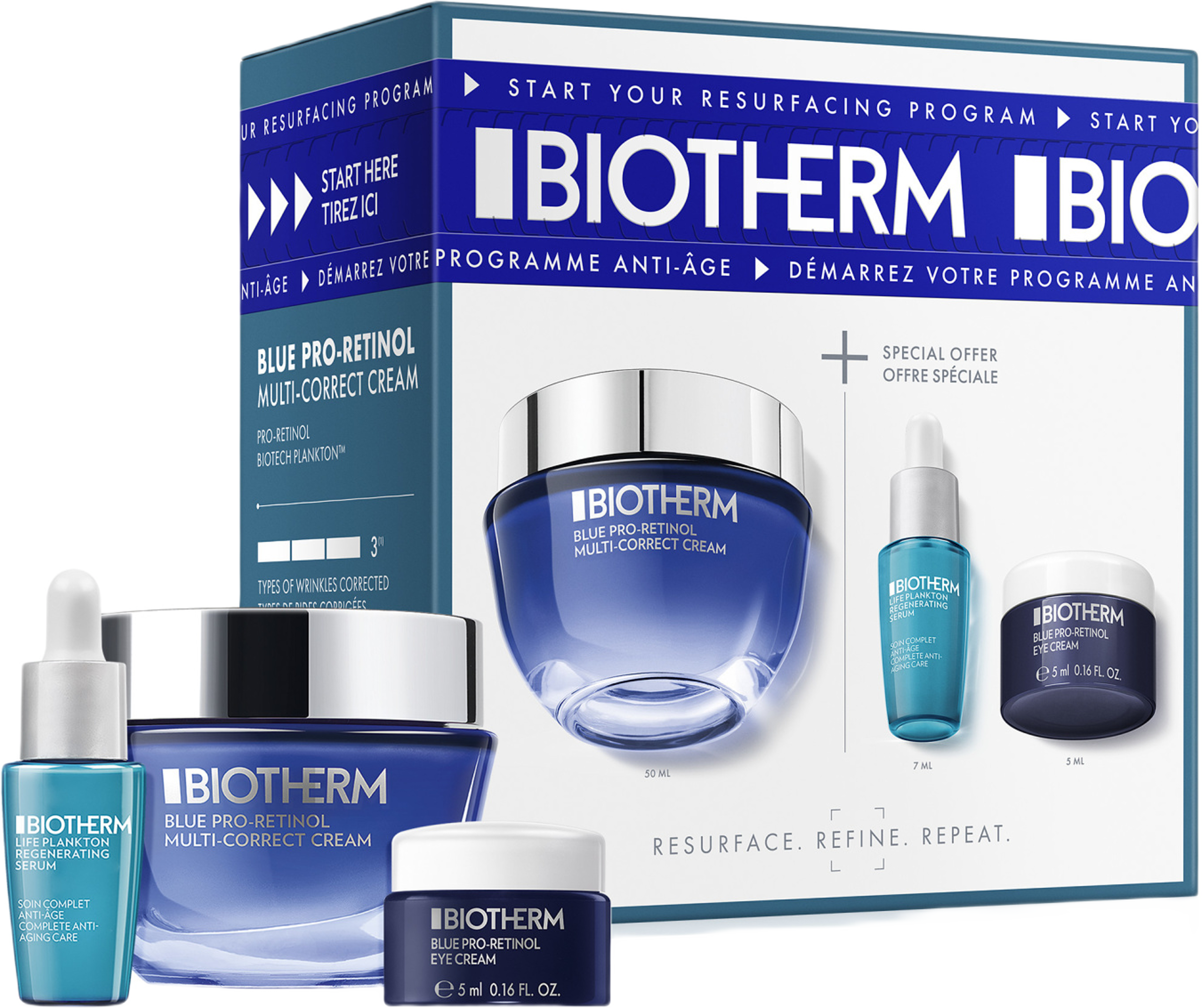 Blue Pro-Retinol Routine Set