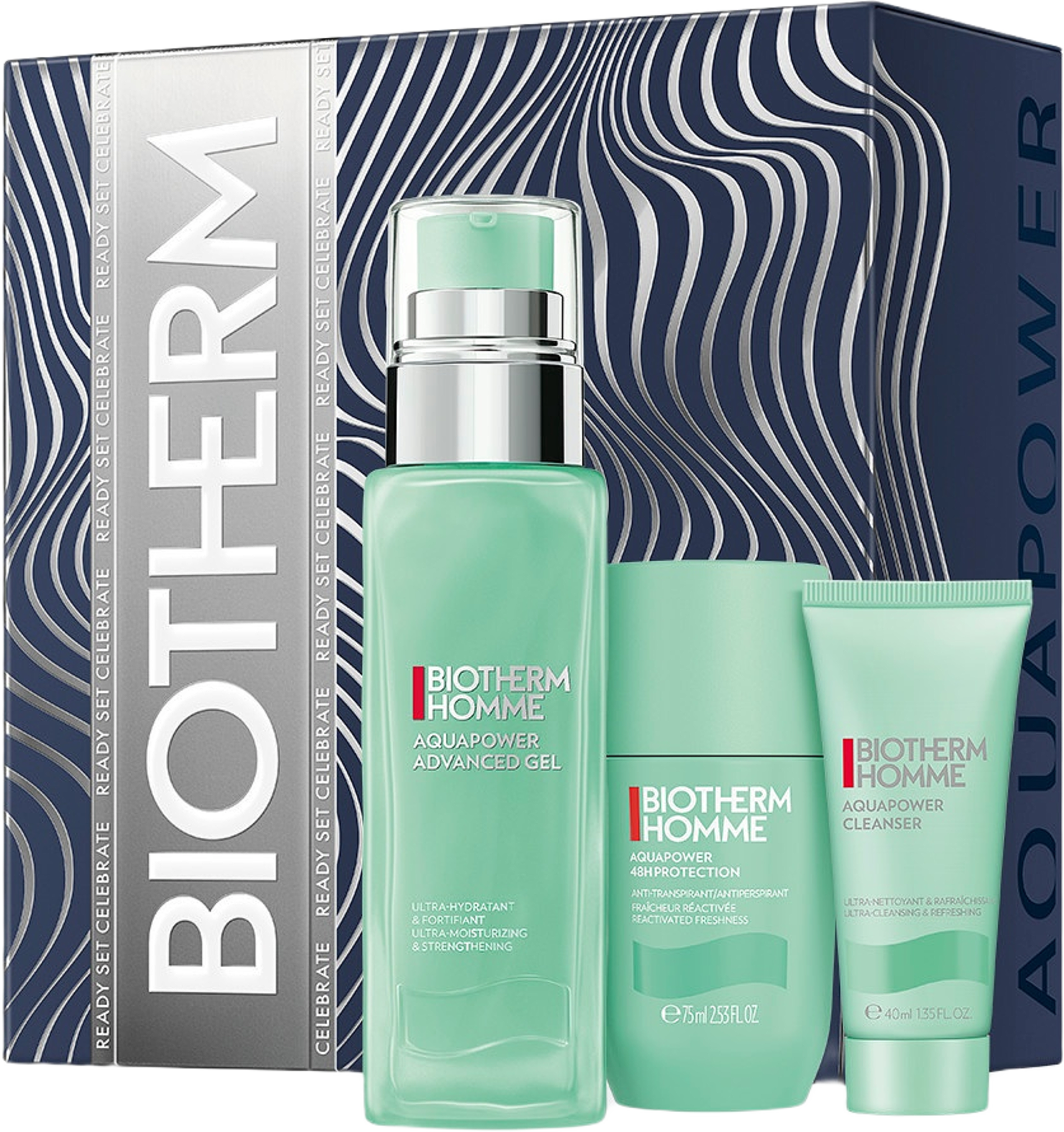 Aquapower Men Holiday Set 2025, från Biotherm Homme.