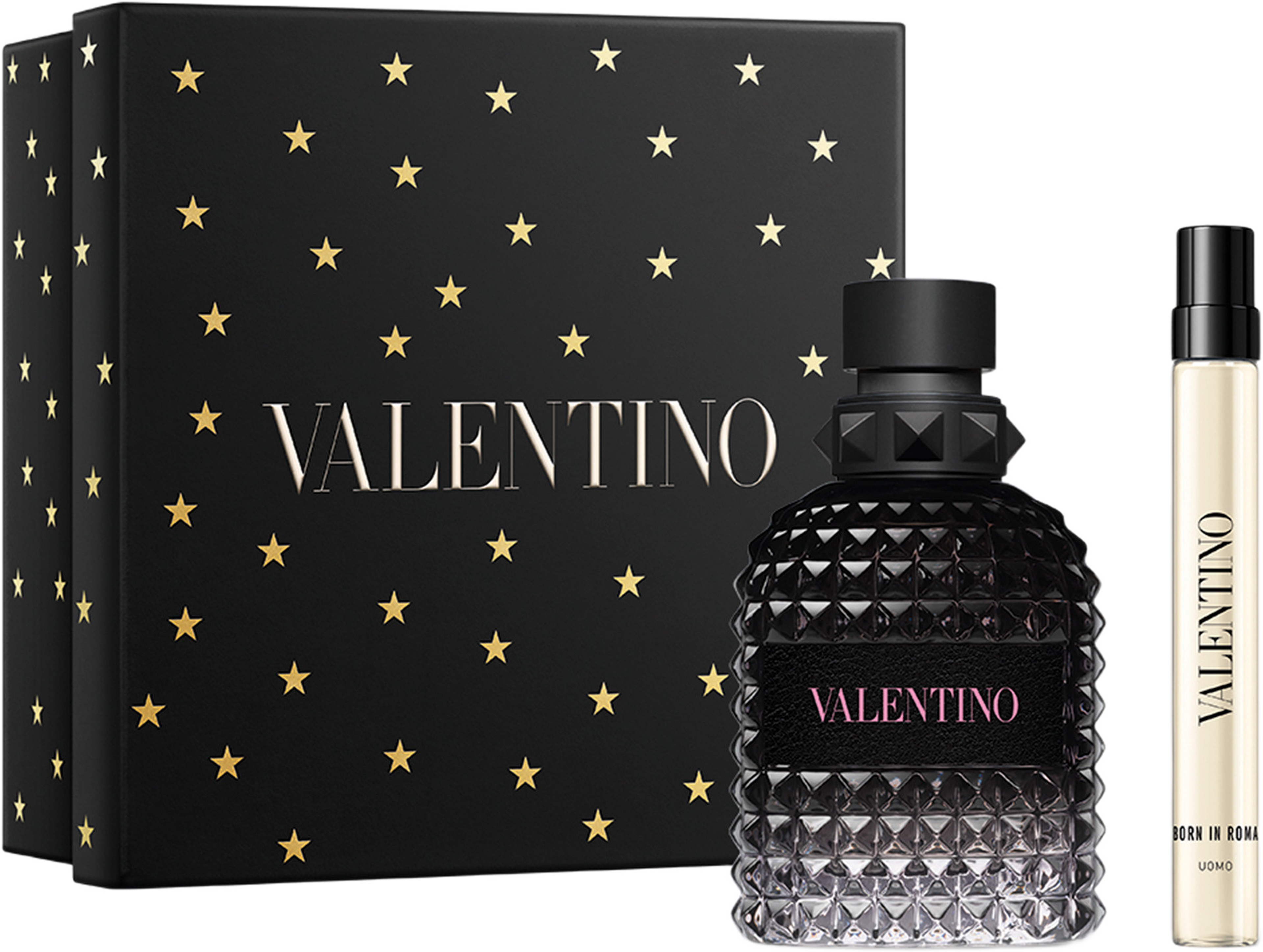 Uomo Born In Roma Gift Set 2025 - Eau de Toilette, från Valentino. Klicka för att öppna bilden i stort format