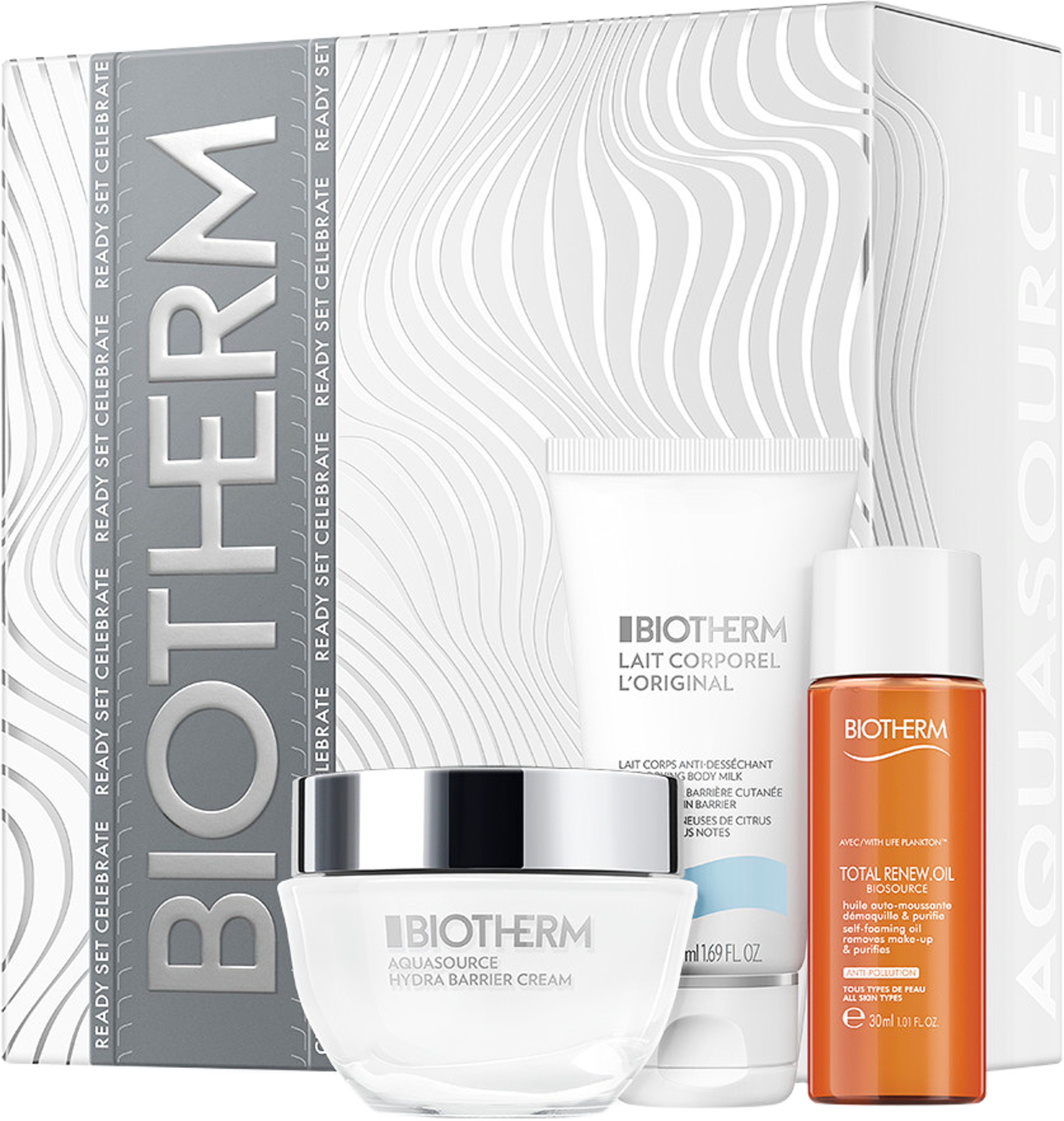Aquasource Hydra Brarrier Holiday Set 2025, från Biotherm.