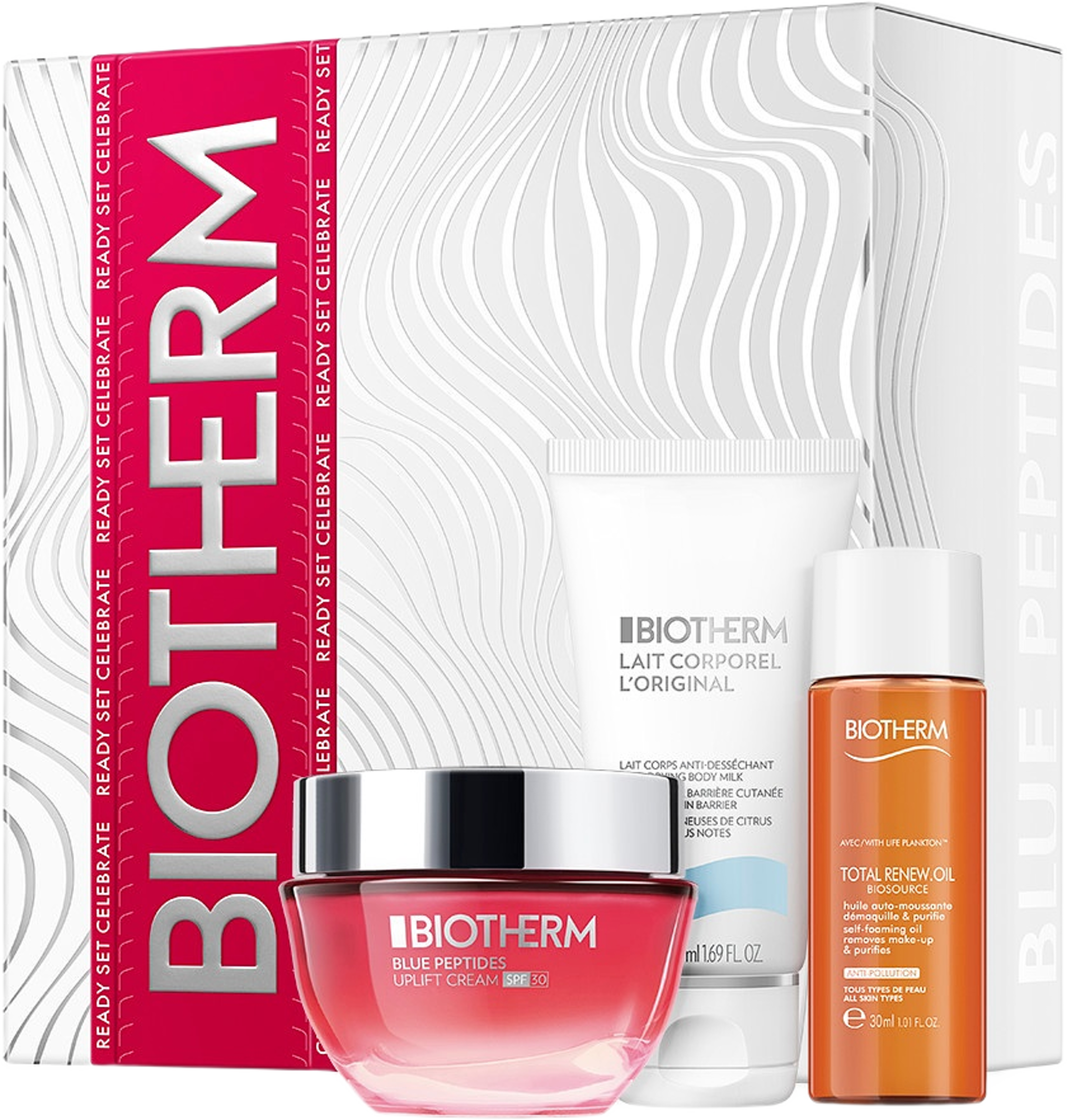 Blue Peptides Uplift Cream SPF30 Holiday Set 2025, från Biotherm.