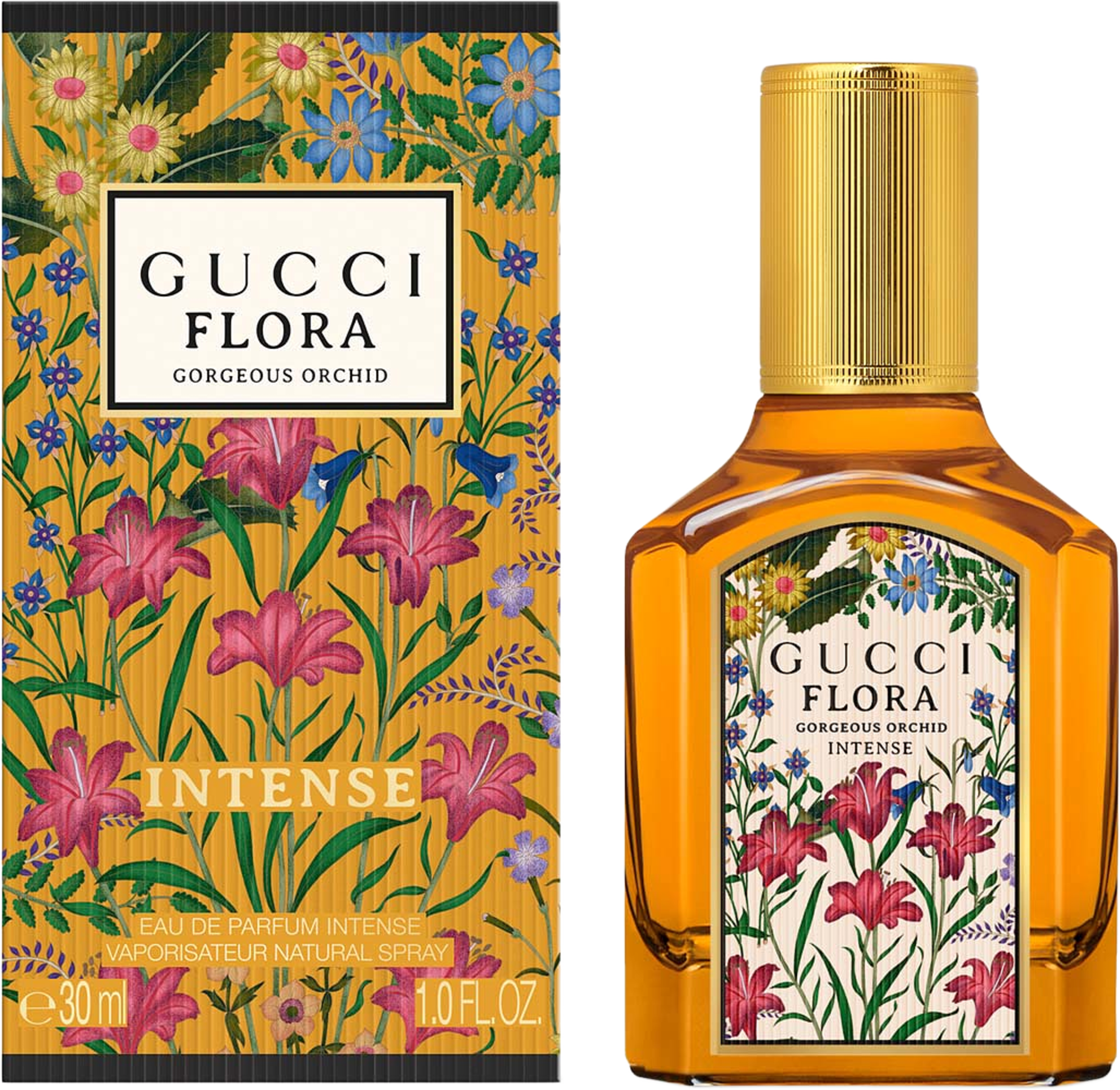 Flora Gorgeous Orchid Eau de Parfum Intense, från Gucci. Klicka för att öppna bilden i stort format