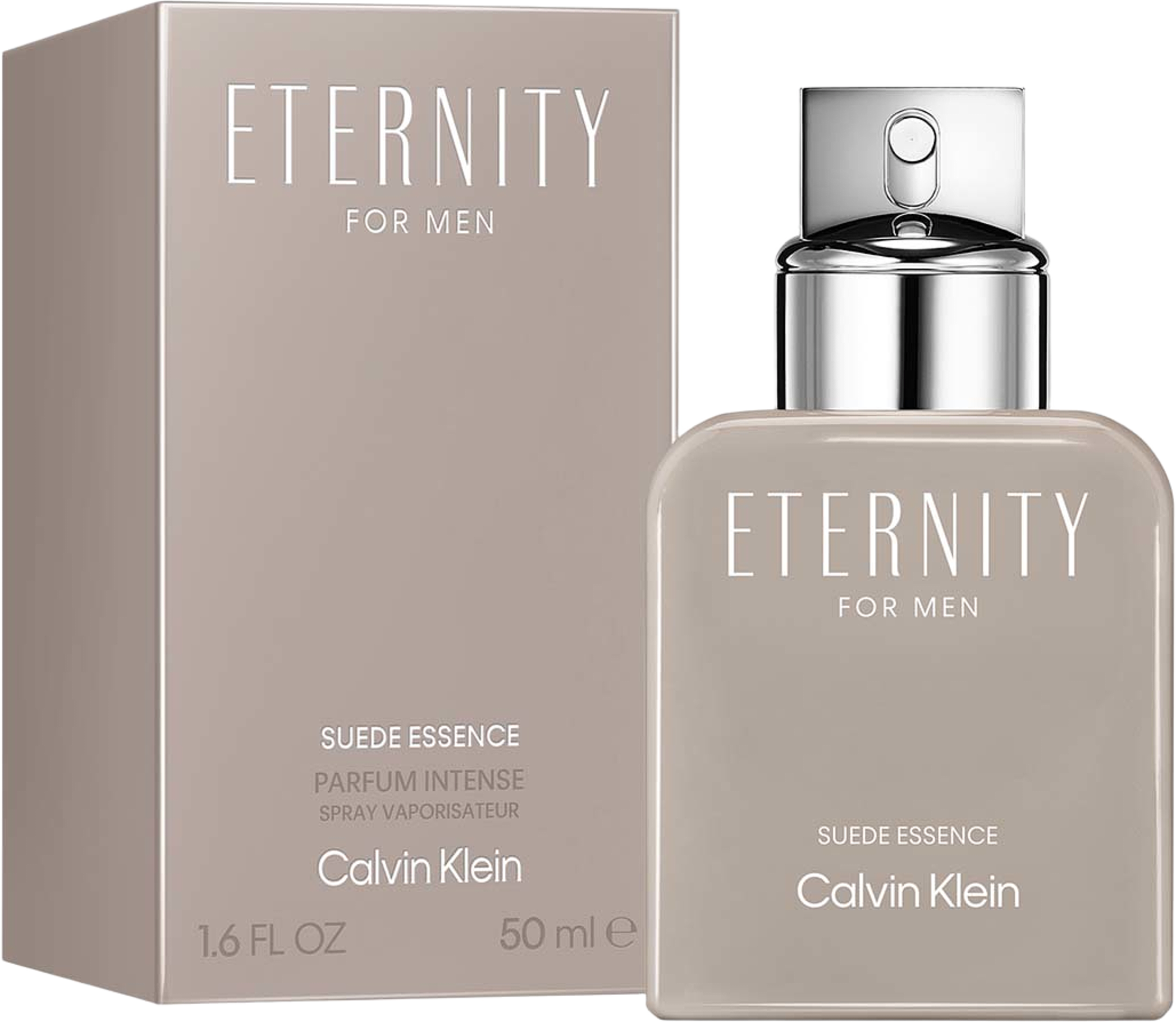 Eternity for Men Suede Essence Parfum, från Calvin Klein. Klicka för att öppna bilden i stort format