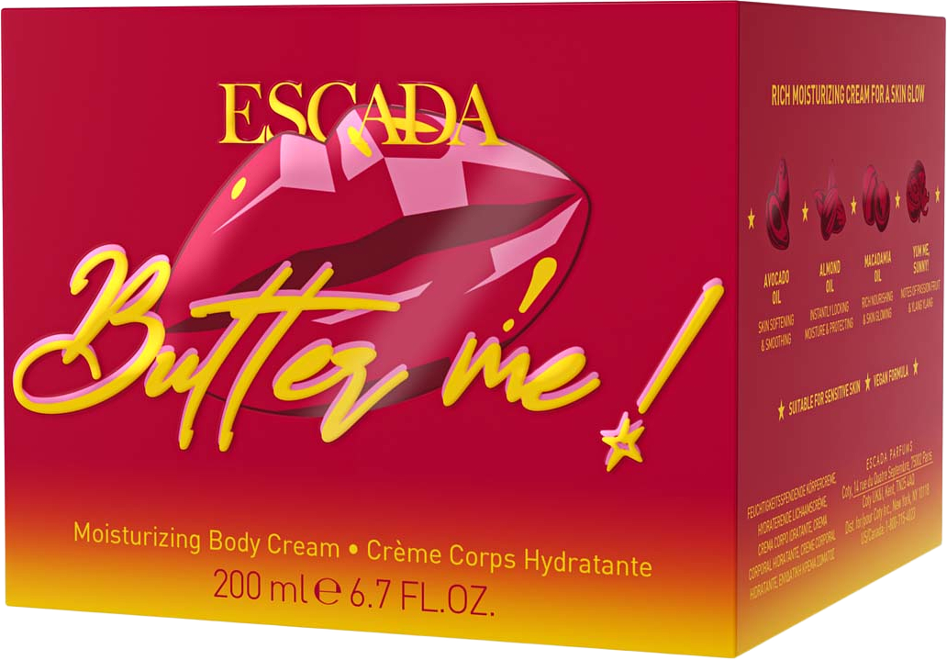 Yum me, Sunny! Body & Booty Butter, från Escada. Klicka för att öppna bilden i stort format