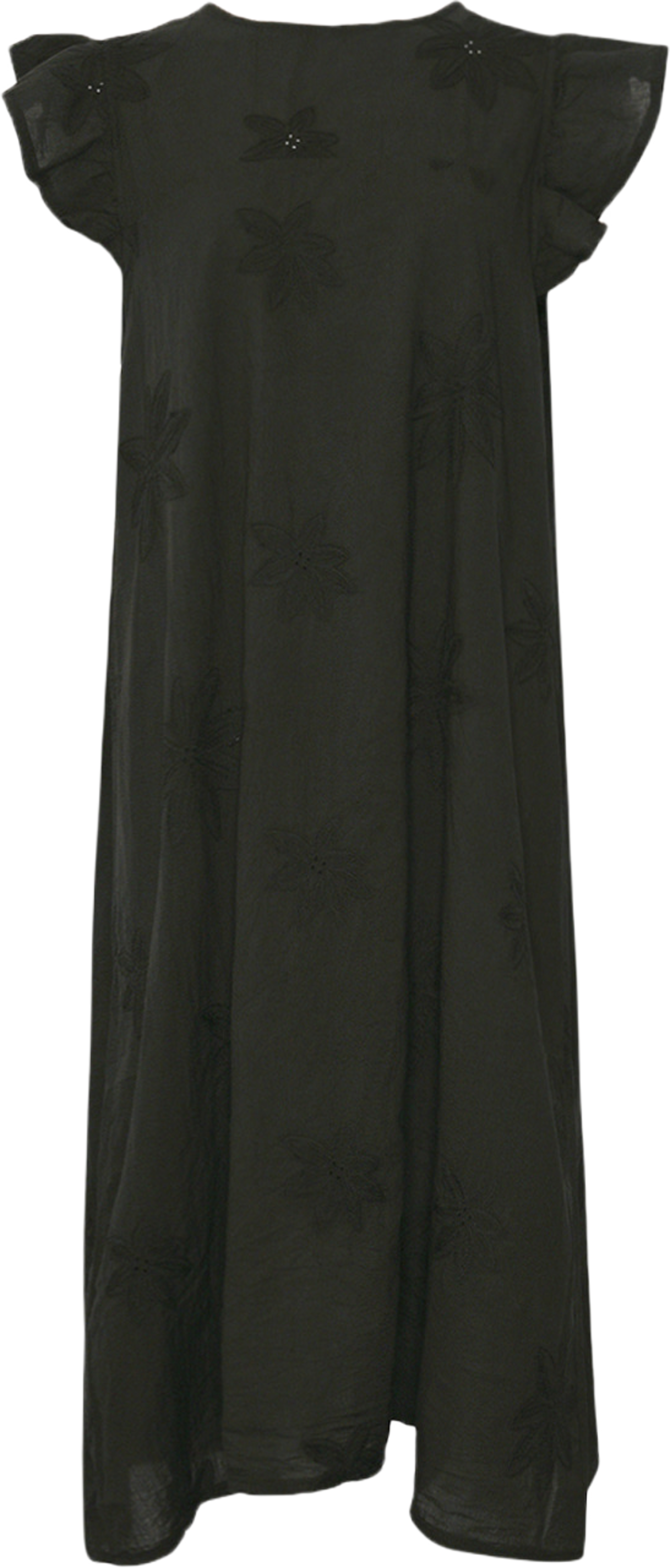Idahlia, Ss Dress, Cotton - Black
