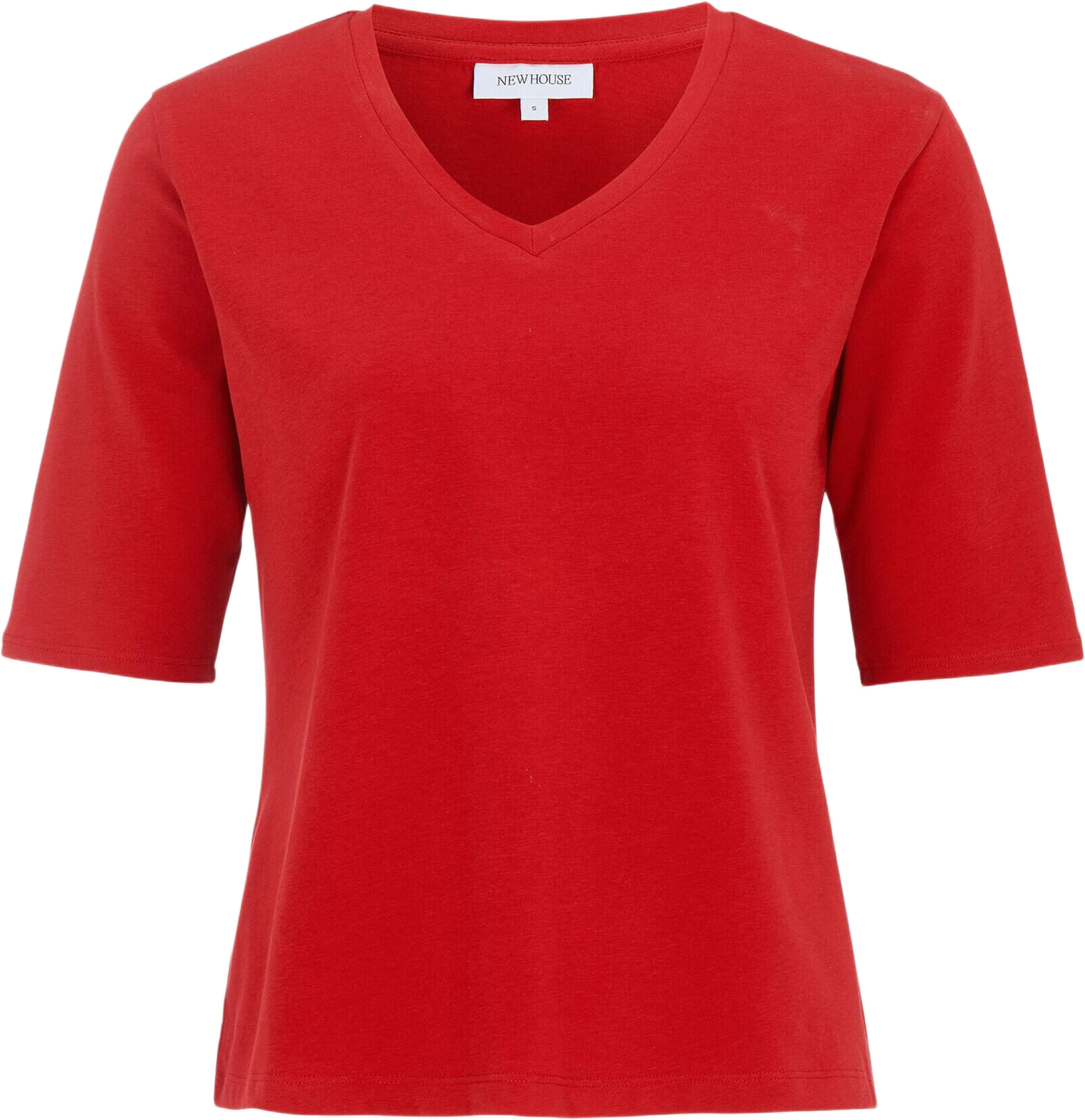 Nike V-neck Top, från Newhouse, i färgen röd. Klicka för att öppna bilden i stort format