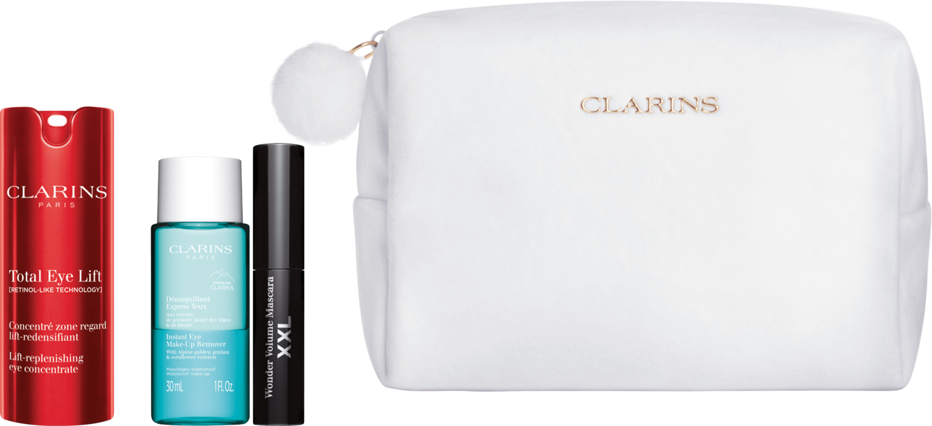 Holiday Gift set Total Eye Lift, från Clarins. Klicka för att öppna bilden i stort format