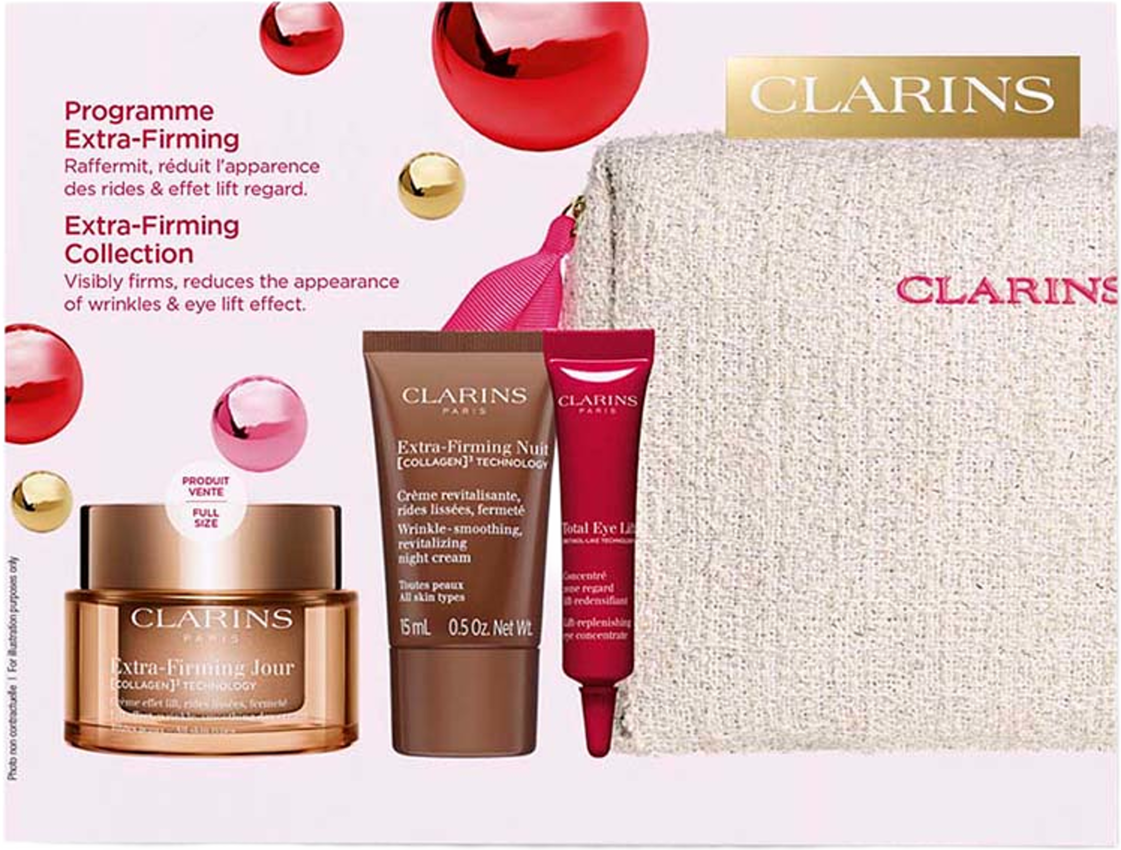 Extra-Firming Set, från Clarins. Klicka för att öppna bilden i stort format