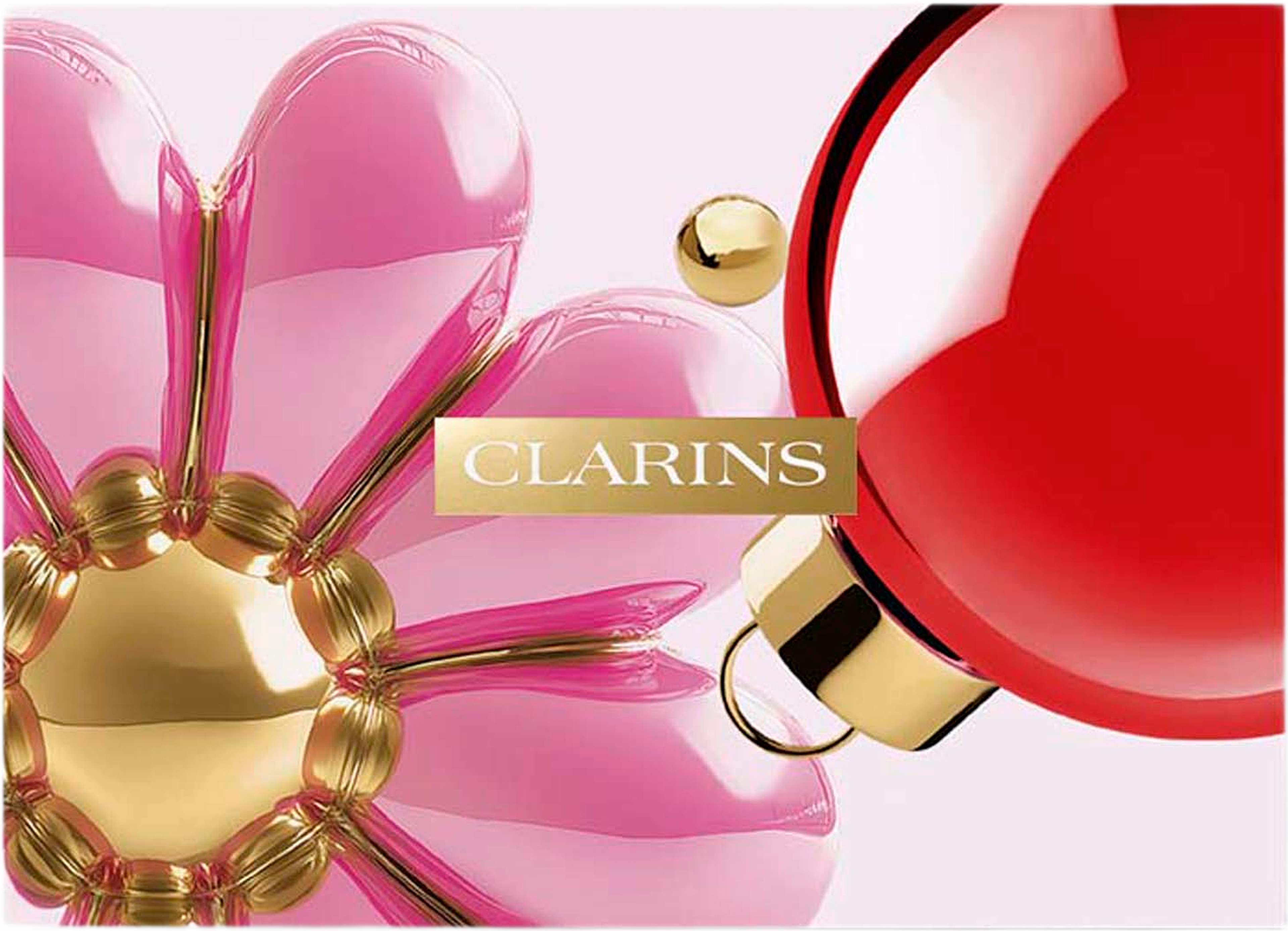 Instant Beauty BF balm 50ml/SOS white 10ml/Lip perfector 21 mini 5ml, från Clarins. Klicka för att öppna bilden i stort format