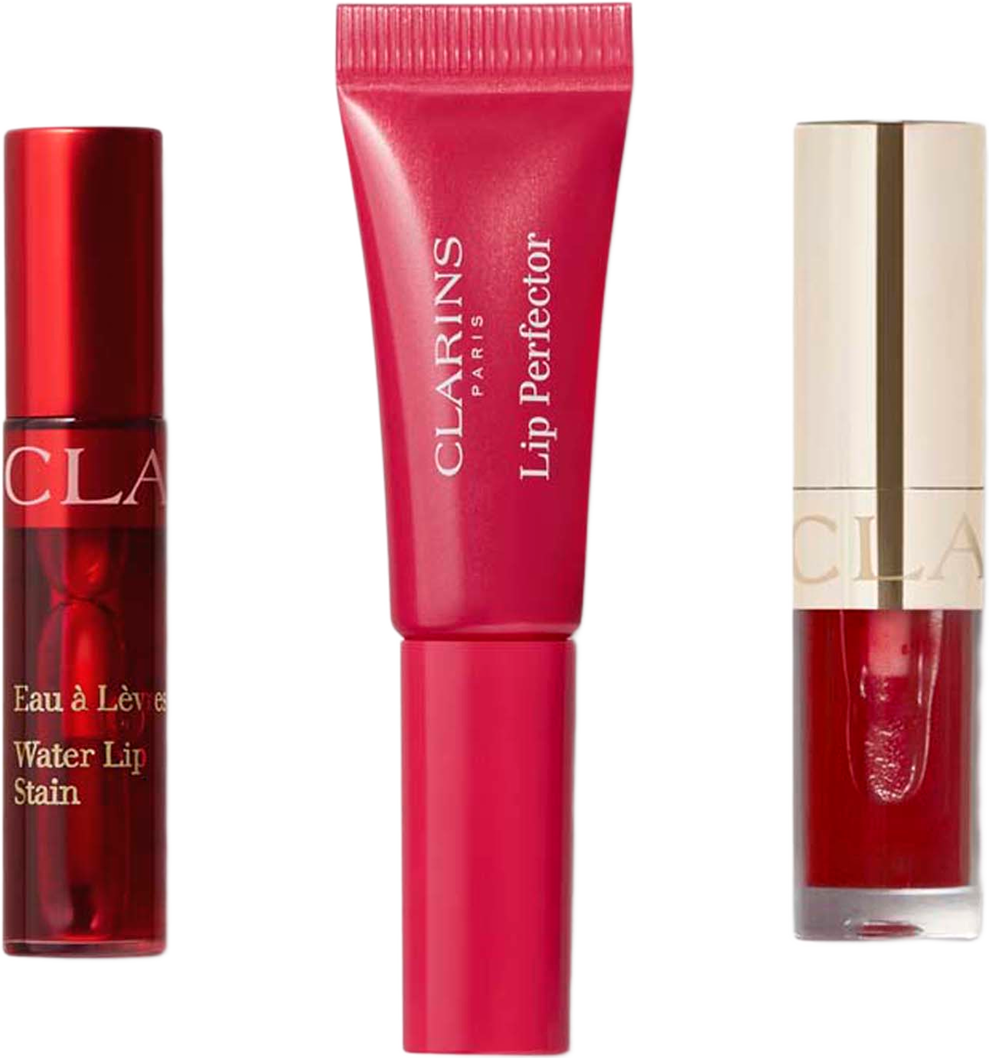 Lip Perfector Lip perfector 24 mini 5ml/LCO 03 mini 1,4ml/Water LS mini, från Clarins. Klicka för att öppna bilden i stort format