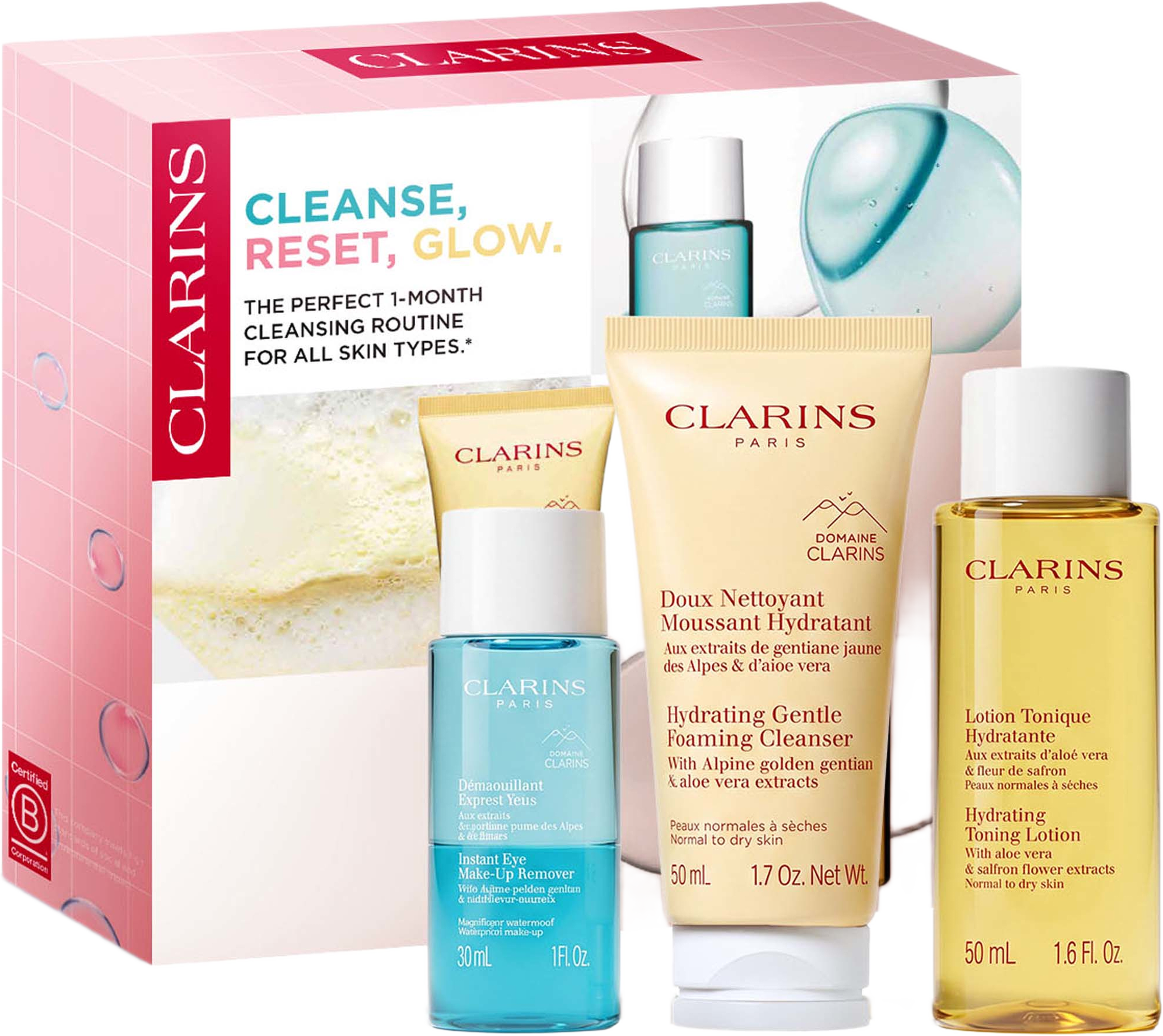 Value Pack Lemur ts 30ml/gfc hydra disco 50ml/Hydra ton lot ts 50ml 130 ml, från Clarins. Klicka för att öppna bilden i stort format