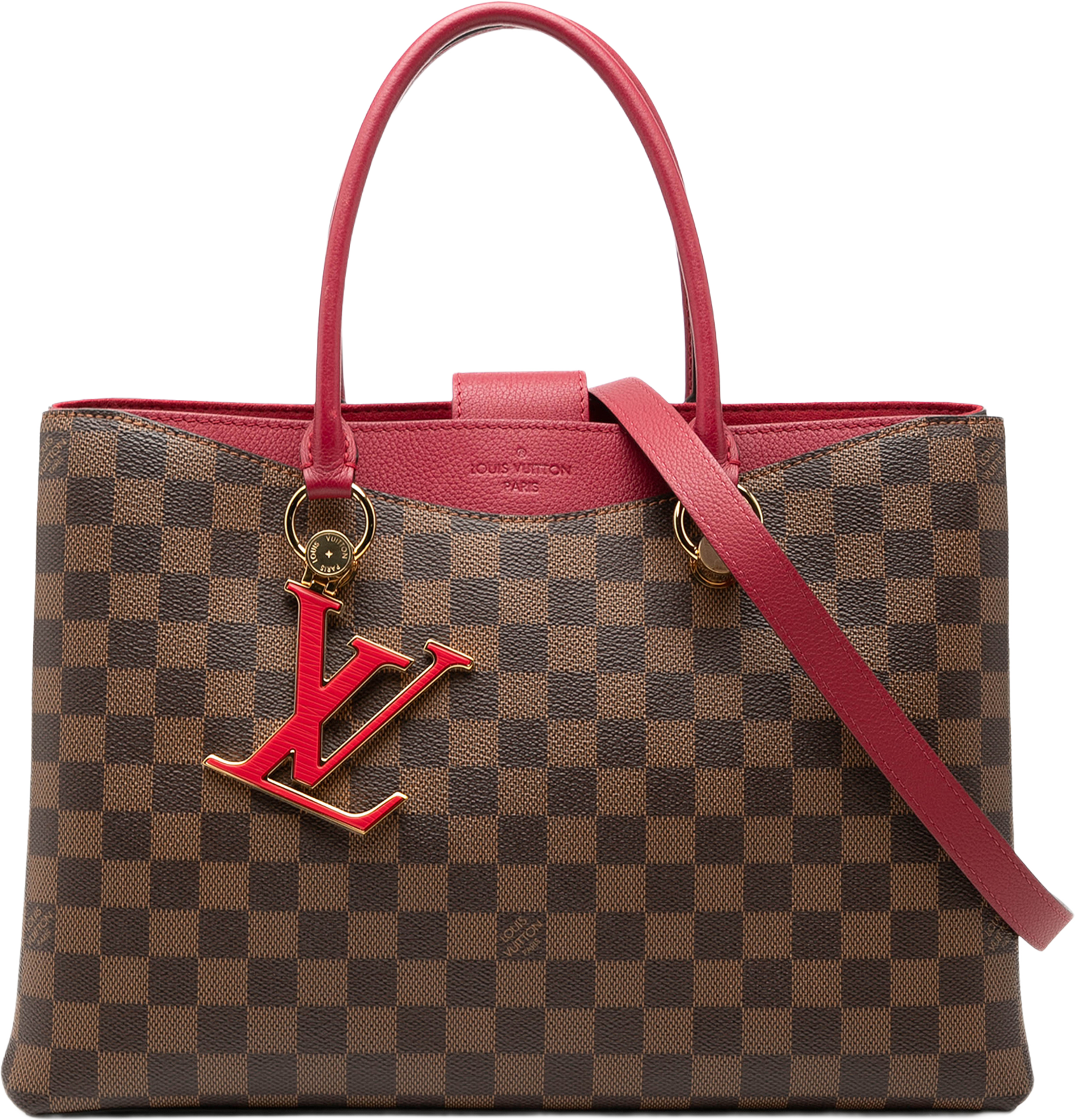 Louis Vuitton Damier Ebene Riverside, från Luxclusif, i färgen brown. Klicka för att öppna bilden i stort format