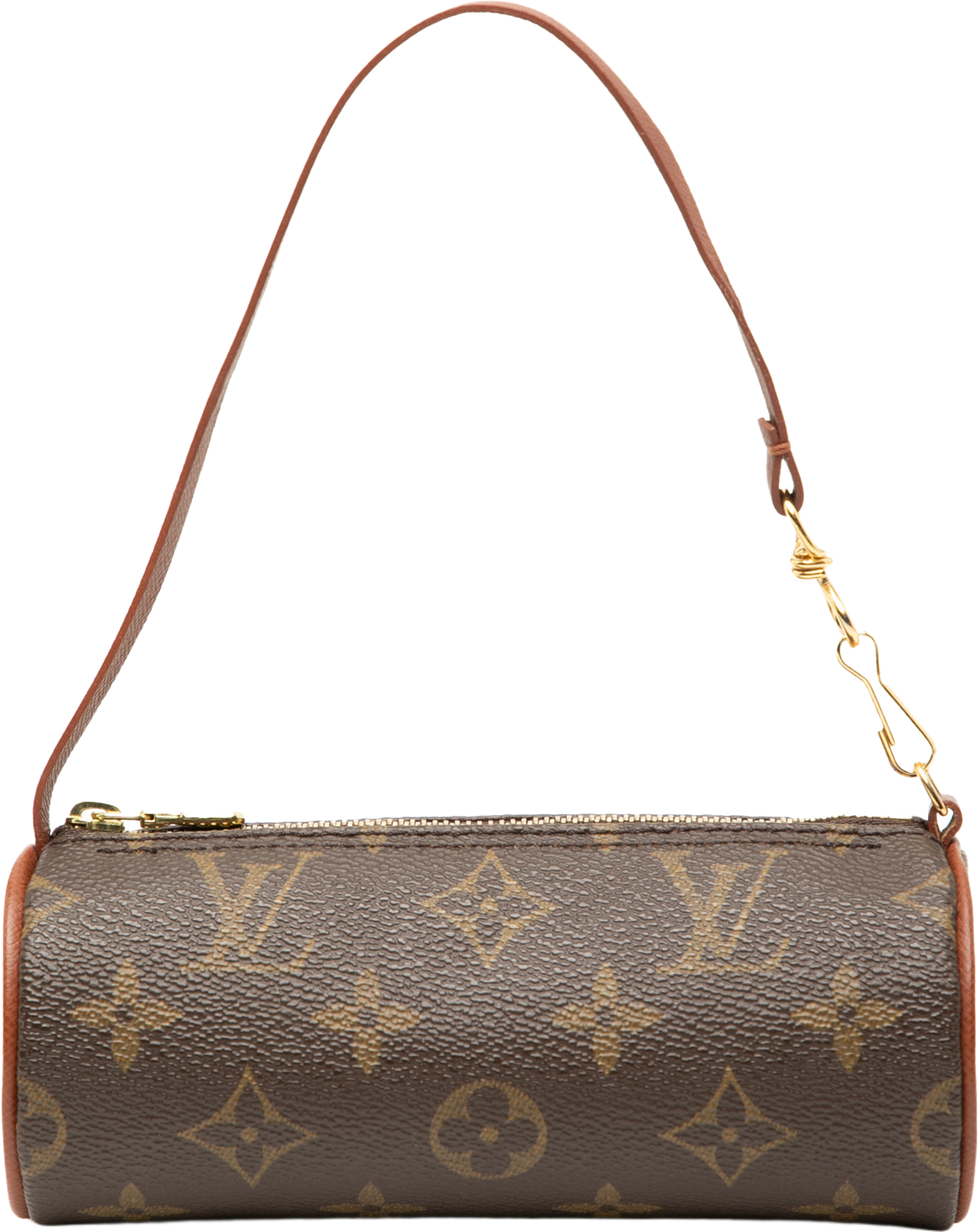 Louis Vuitton Monogram Papillon Pochette, från Luxclusif, i färgen brown. Klicka för att öppna bilden i stort format