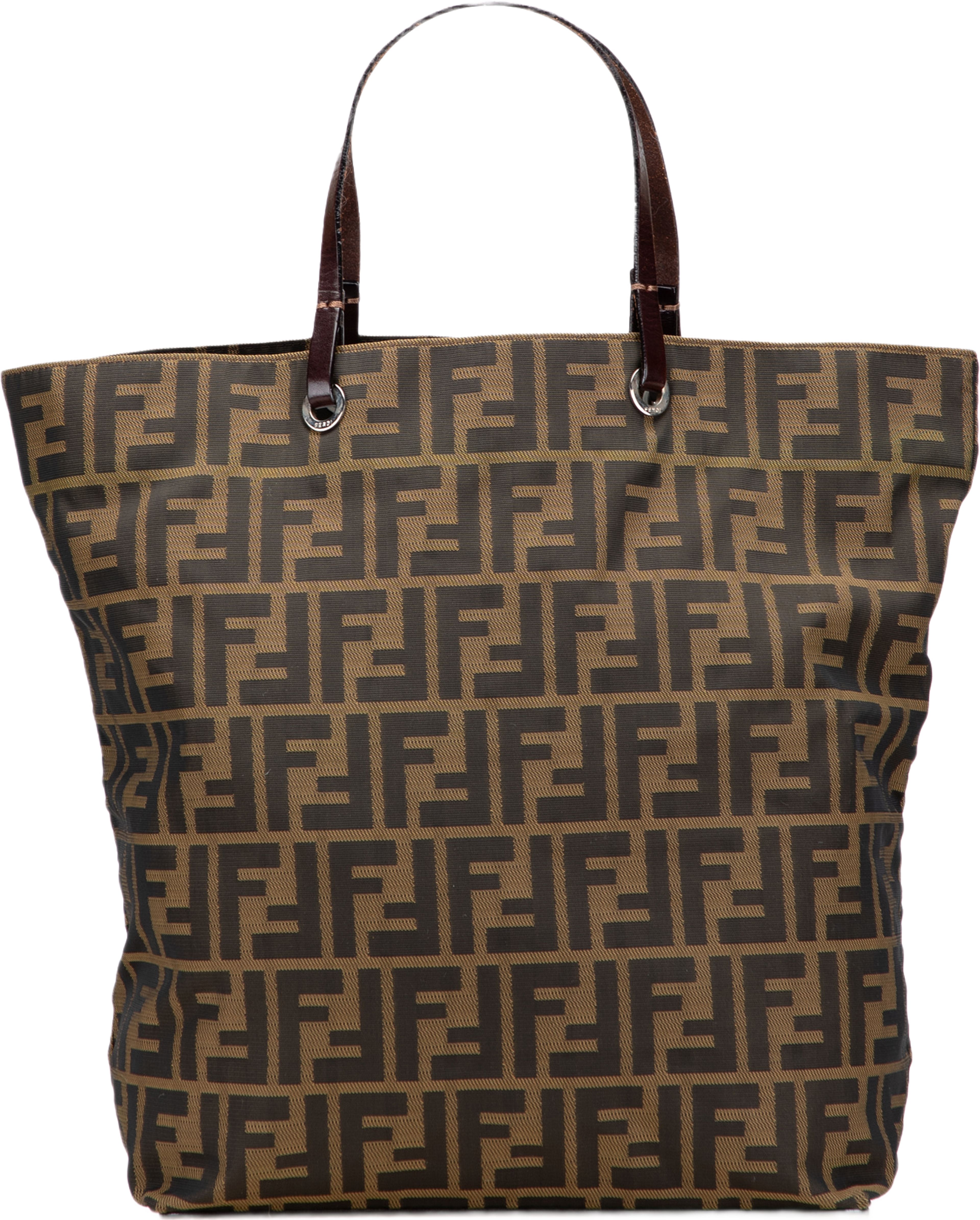 Fendi Zucca Canvas Tote, från Luxclusif, i färgen brun. Klicka för att öppna bilden i stort format