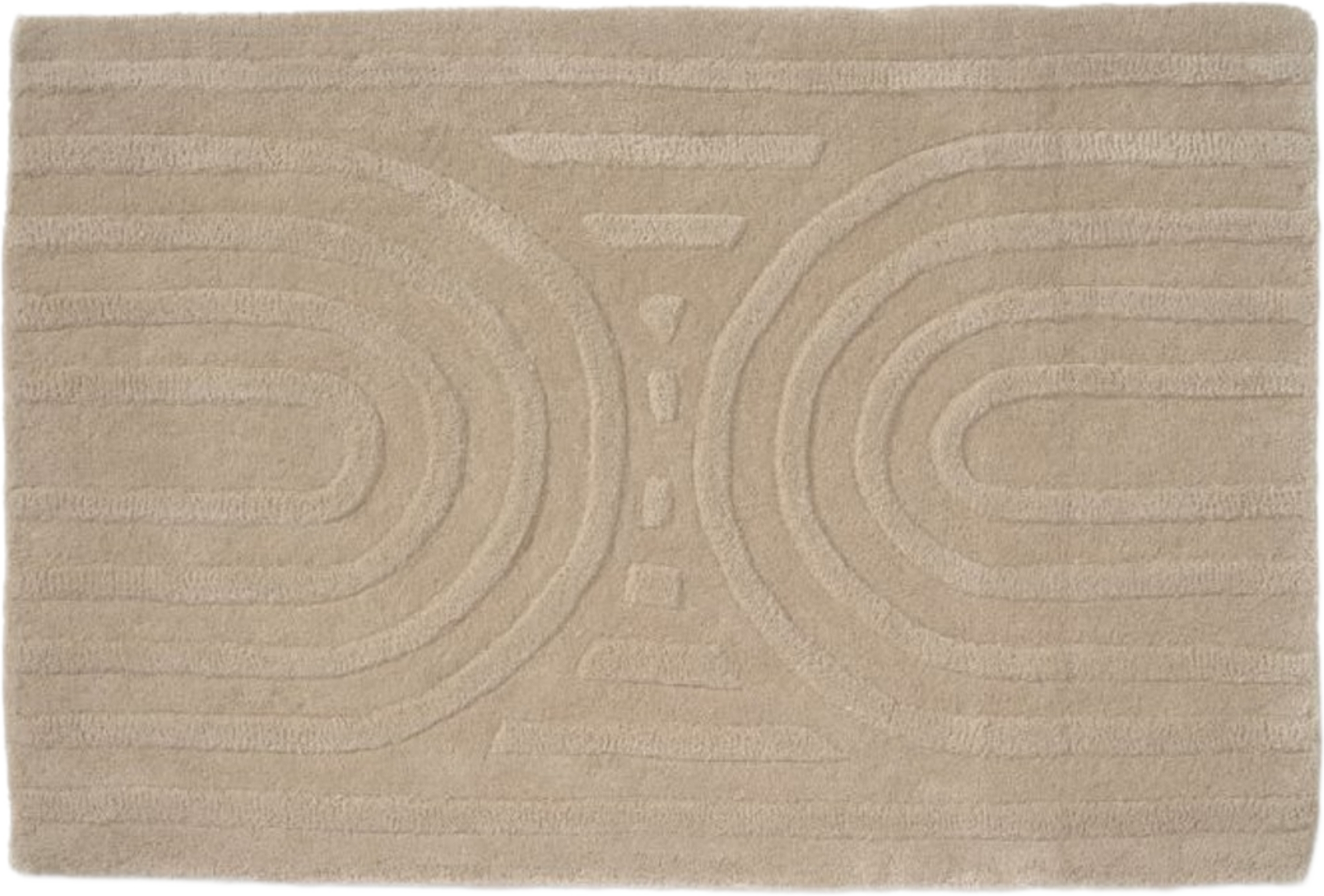 Dörrmatta Curve, från Classic Collection, i färgen beige. Klicka för att öppna bilden i stort format