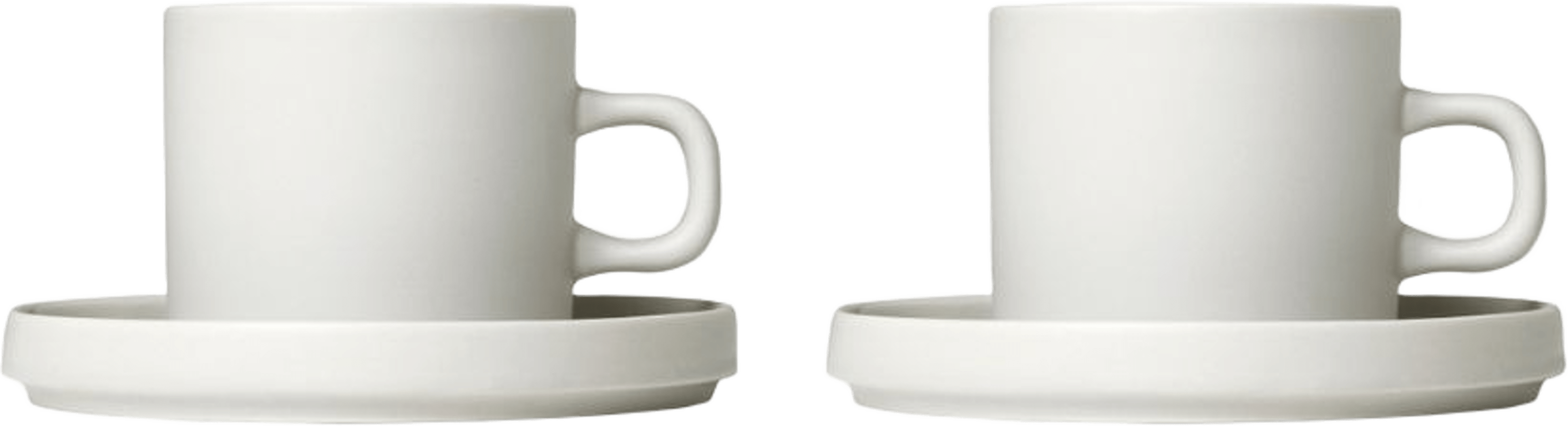 PILAR Set 2 Kaffemugg & Fat, 4 Delar