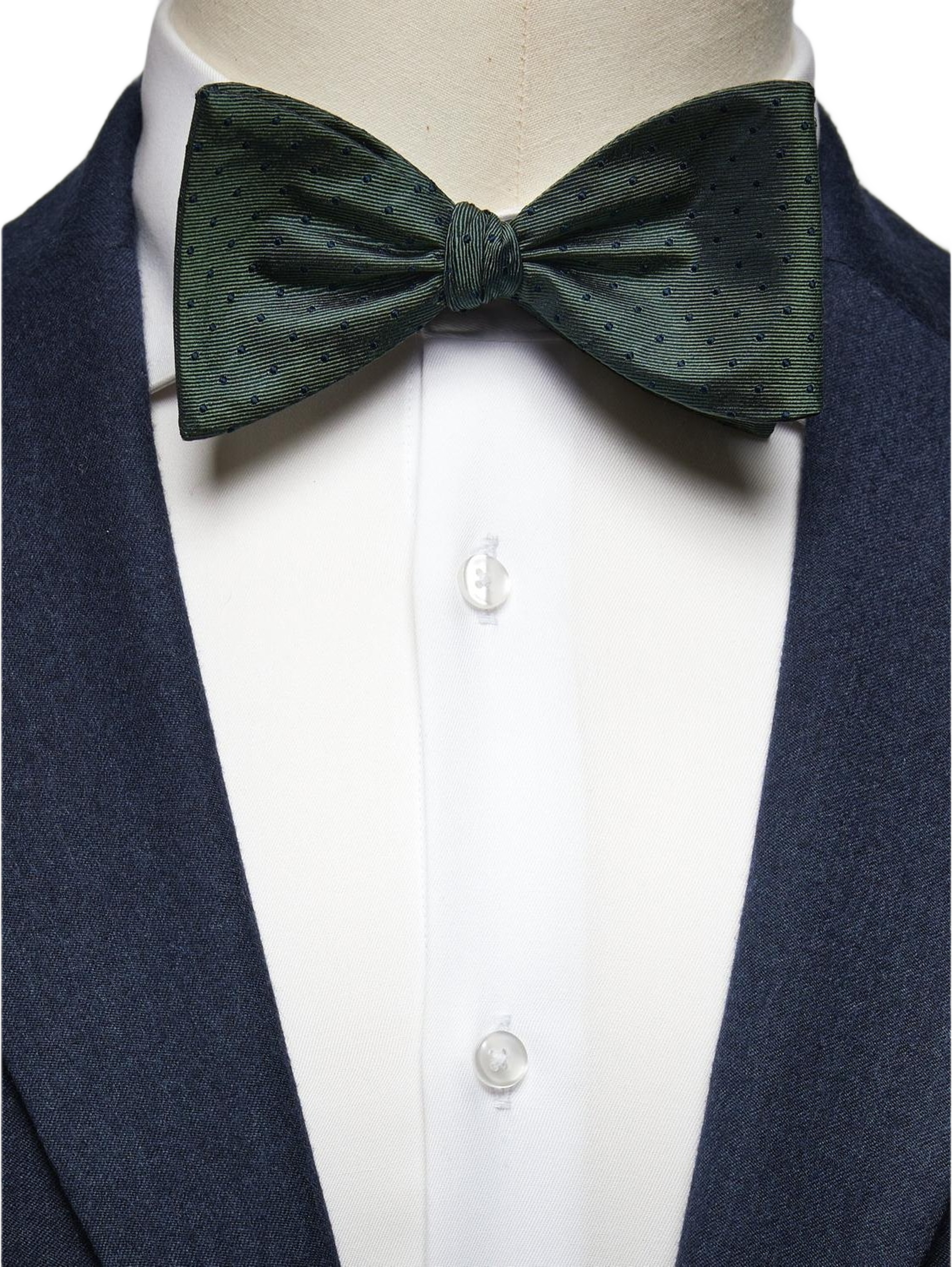 Bow Tie Dot Self Tied