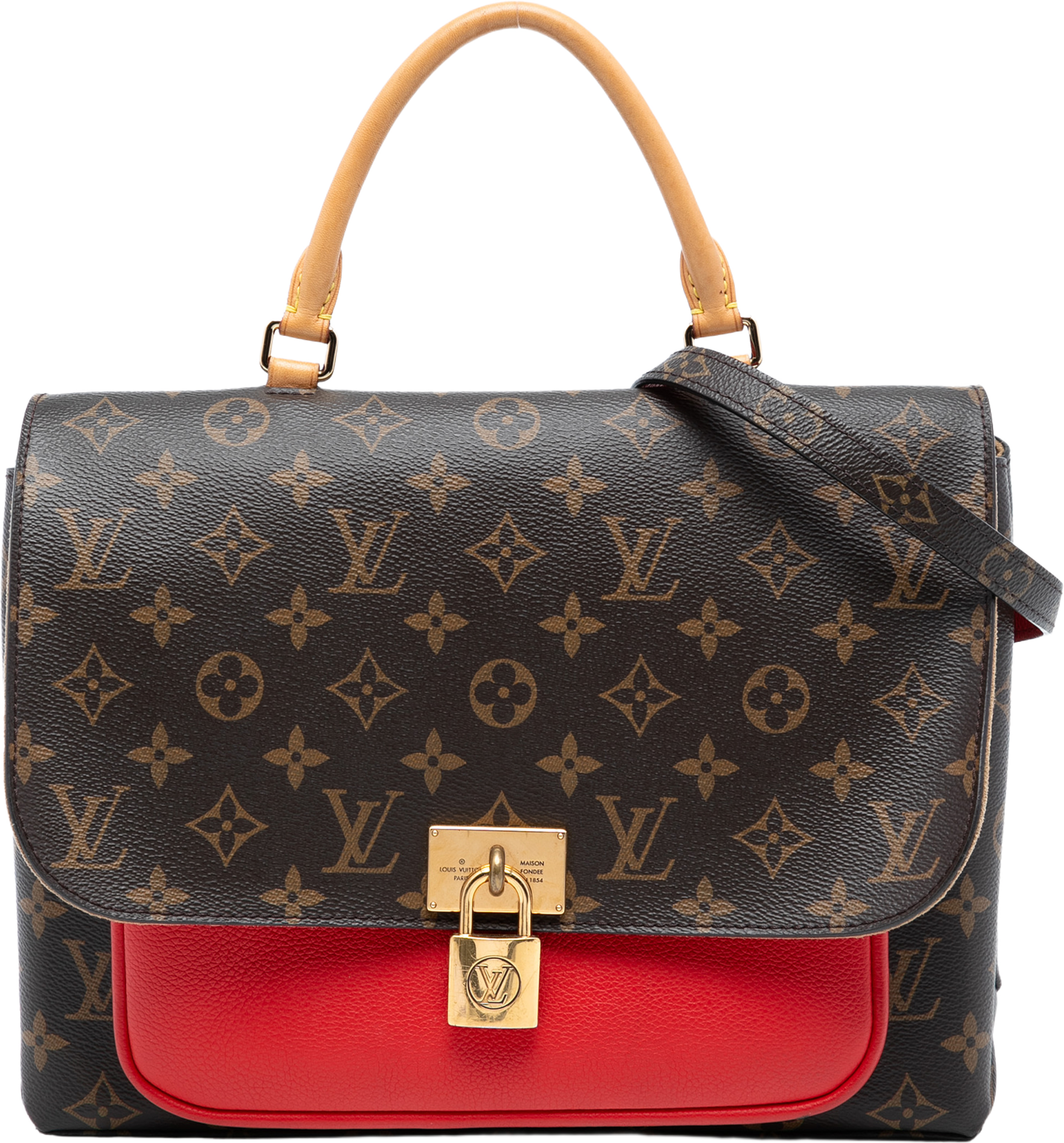 Louis Vuitton Monogram Marignan, från Luxclusif, i färgen brown. Klicka för att öppna bilden i stort format