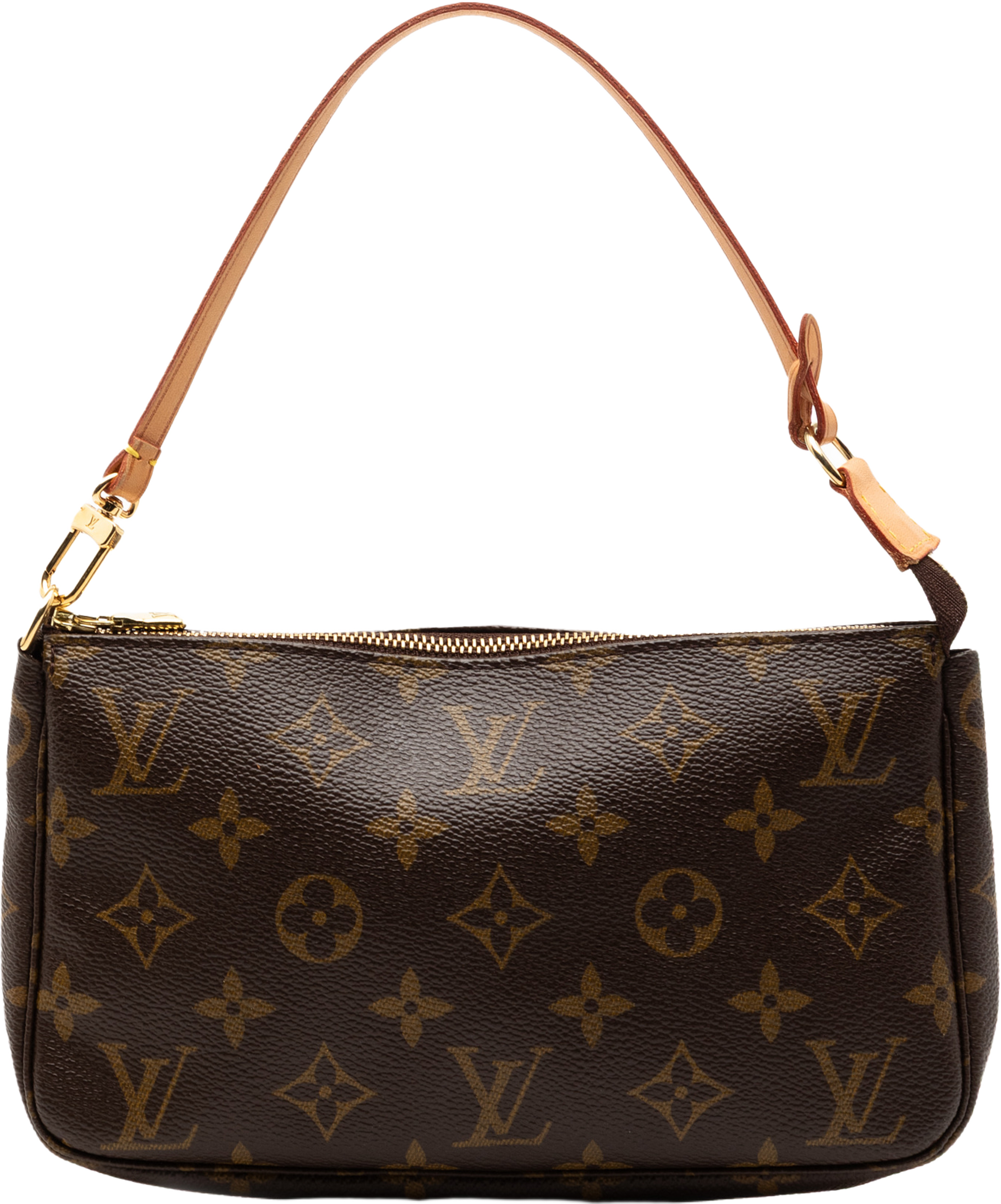 Louis Vuitton Monogram Pochette Accessoires, från Luxclusif, i färgen brown. Klicka för att öppna bilden i stort format
