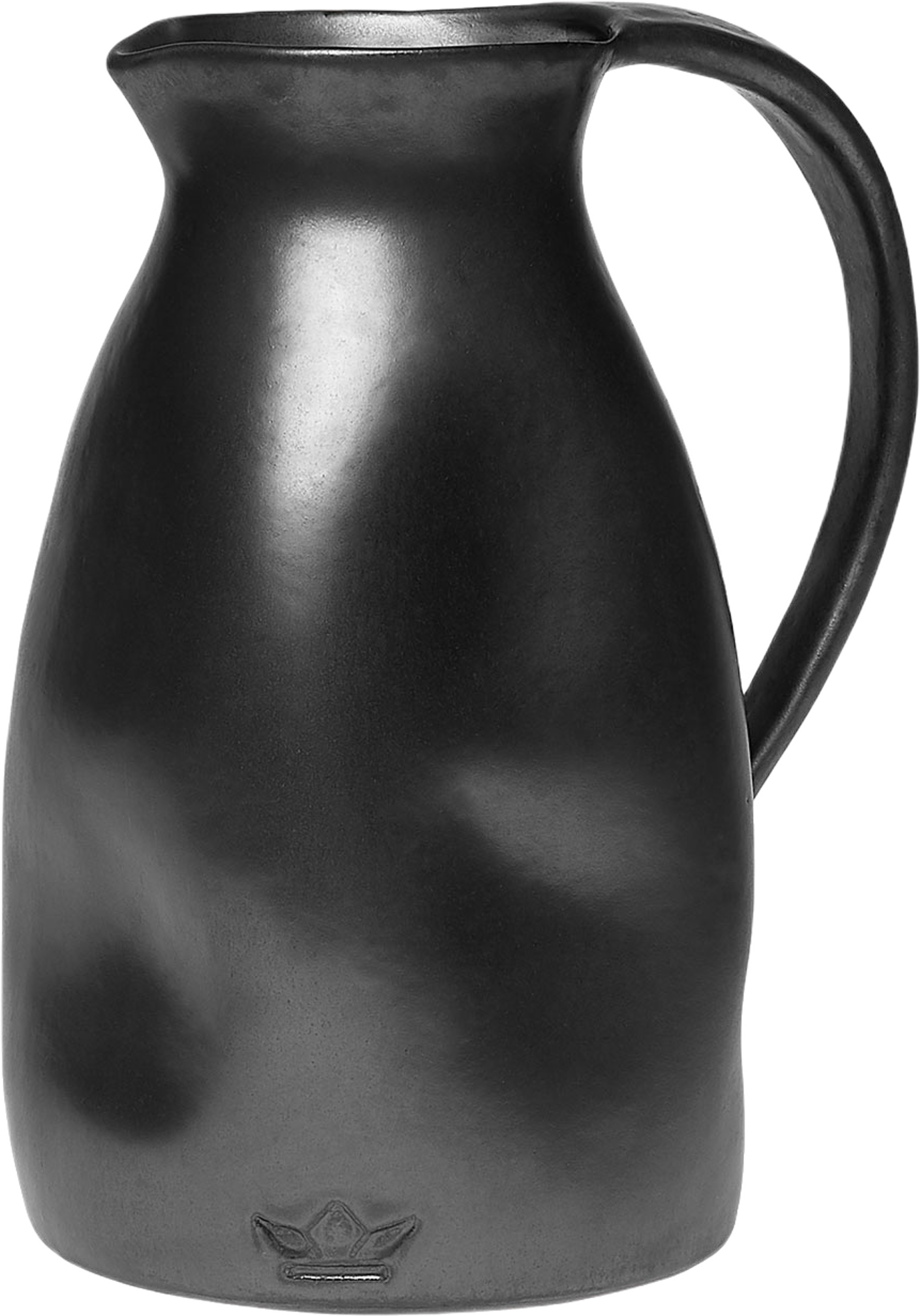 Bucklig Kanna Vit 20x11cm Svart, från Dutchdeluxes, i färgen black. Klicka för att öppna bilden i stort format