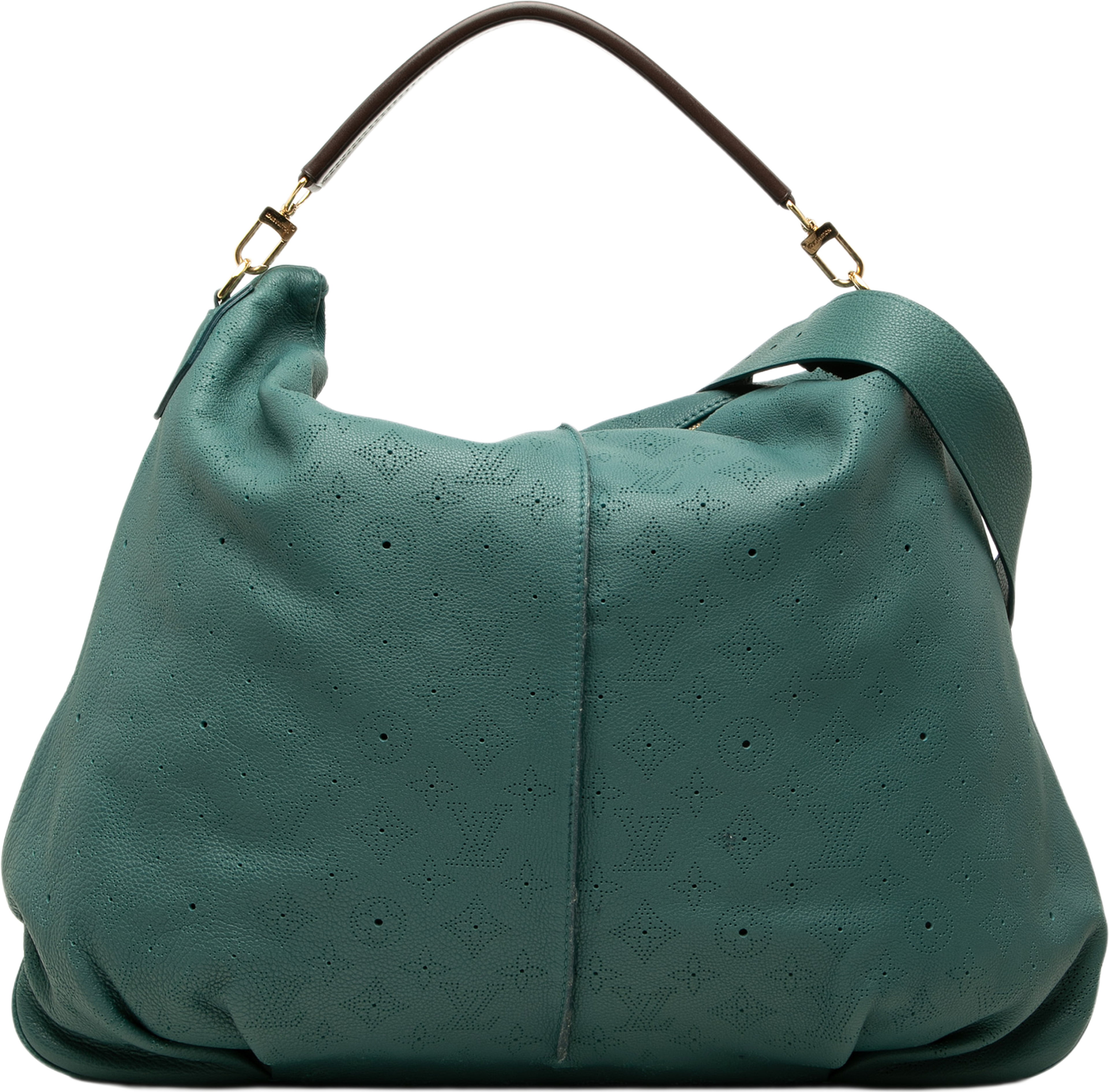 Louis Vuitton Monogram Mahina Selene Mm, från Luxclusif, i färgen blå. Klicka för att öppna bilden i stort format