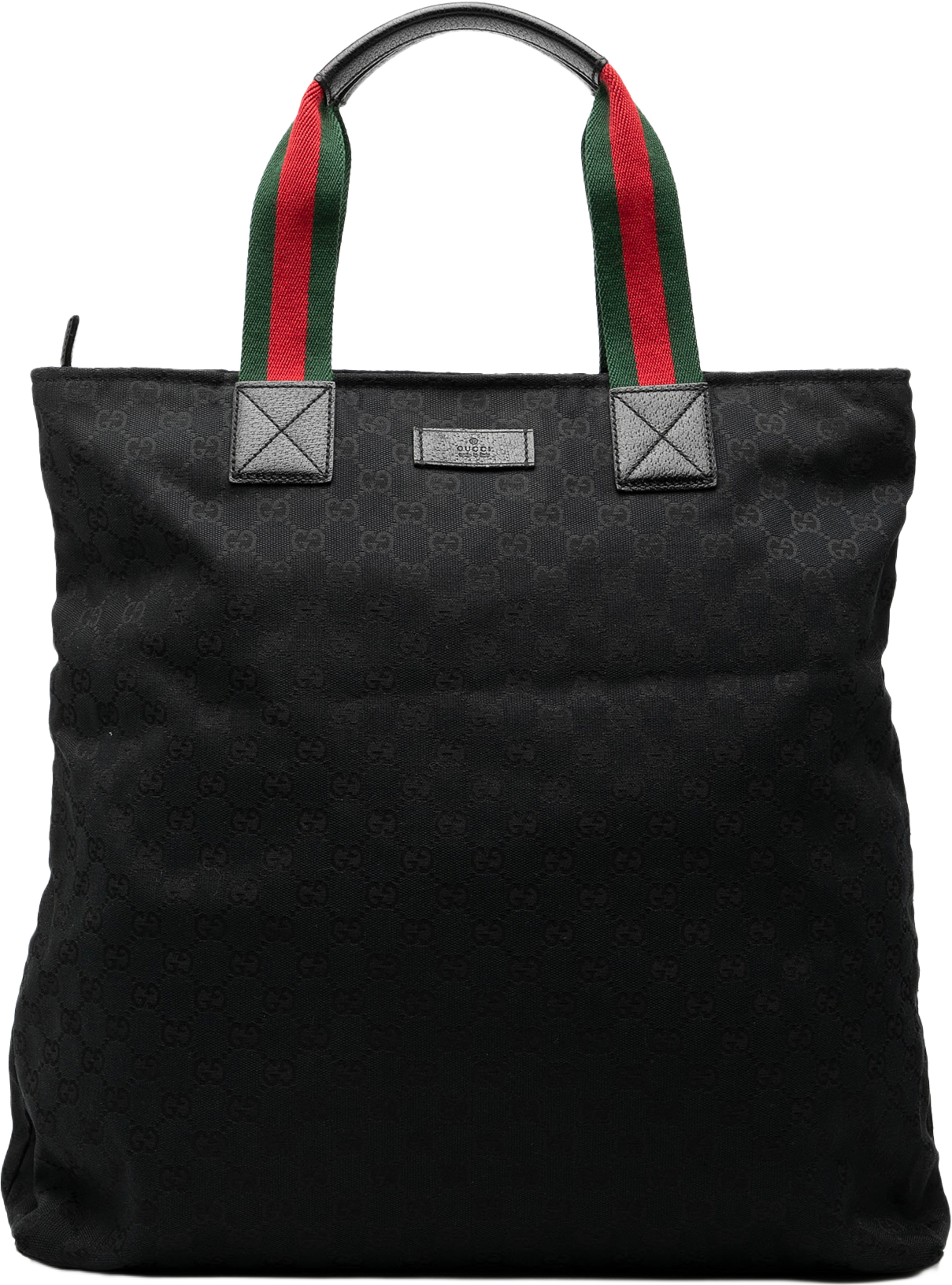 Gucci Gg Canvas Web Tote, från Luxclusif, i färgen black. Klicka för att öppna bilden i stort format