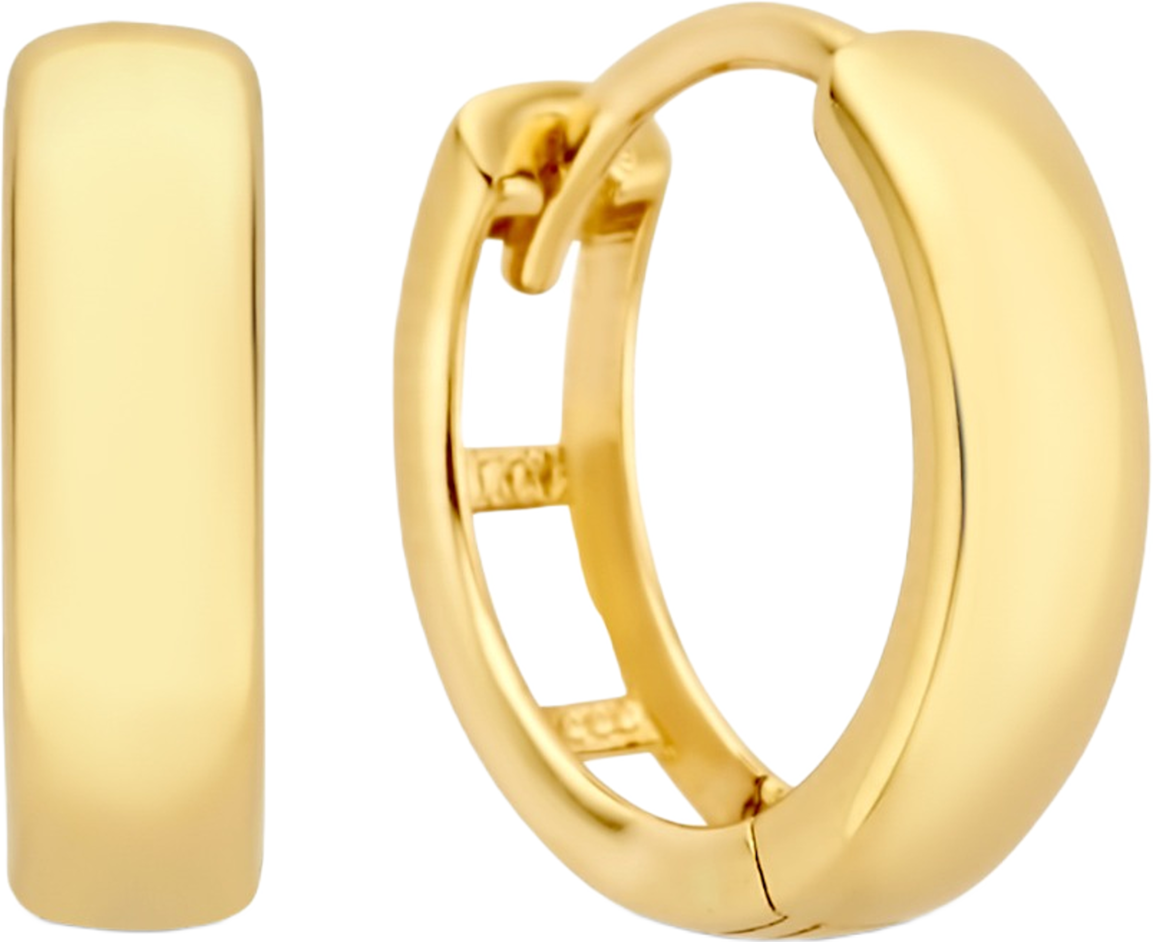 Rivoli 14 Karat Guld Creoler
