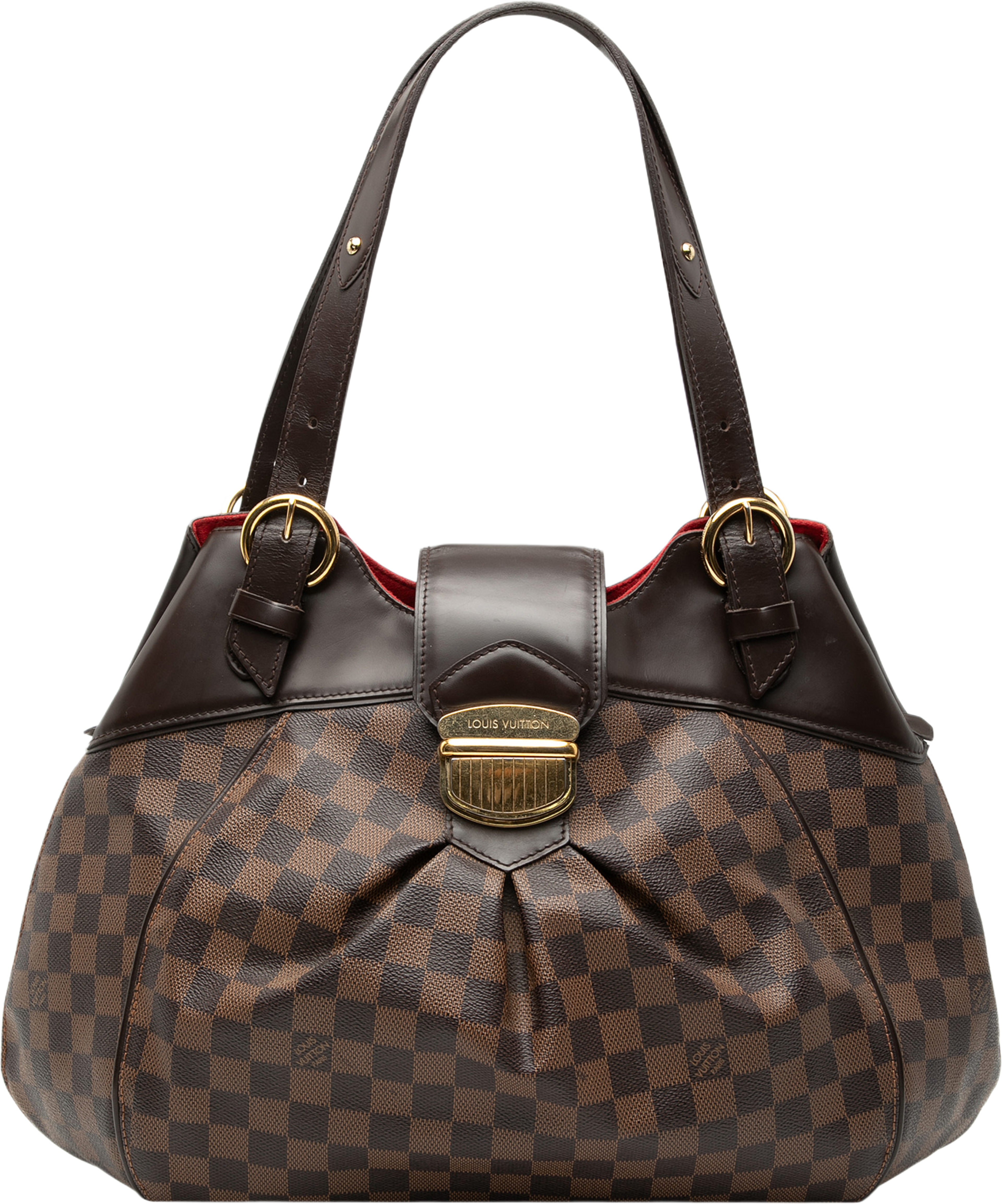 Louis Vuitton Damier Ebene Sistina Gm, från Luxclusif, i färgen brown. Klicka för att öppna bilden i stort format