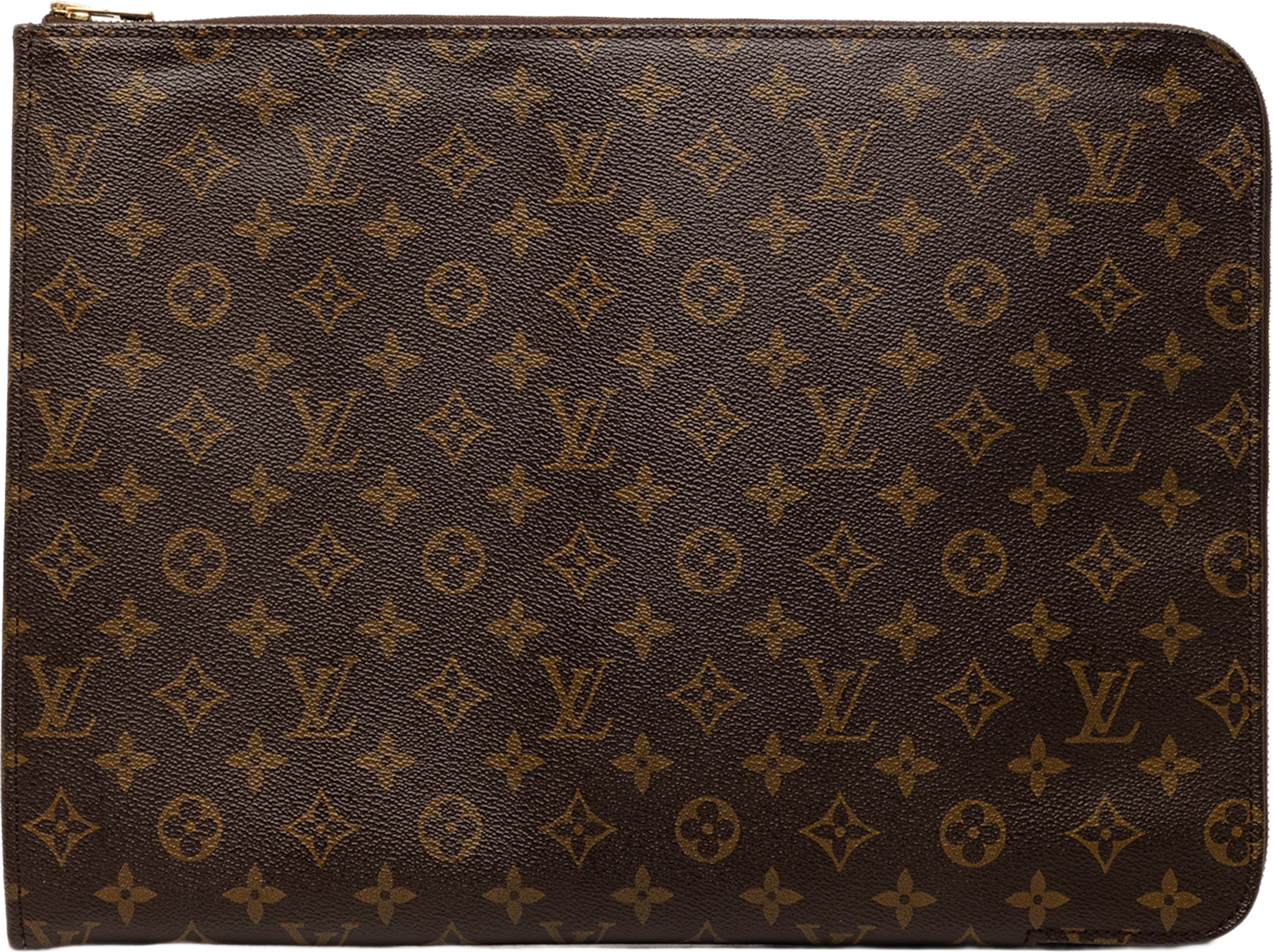 Louis Vuitton Monogram Poche Documents Portfolio, från Luxclusif, i färgen brun. Klicka för att öppna bilden i stort format